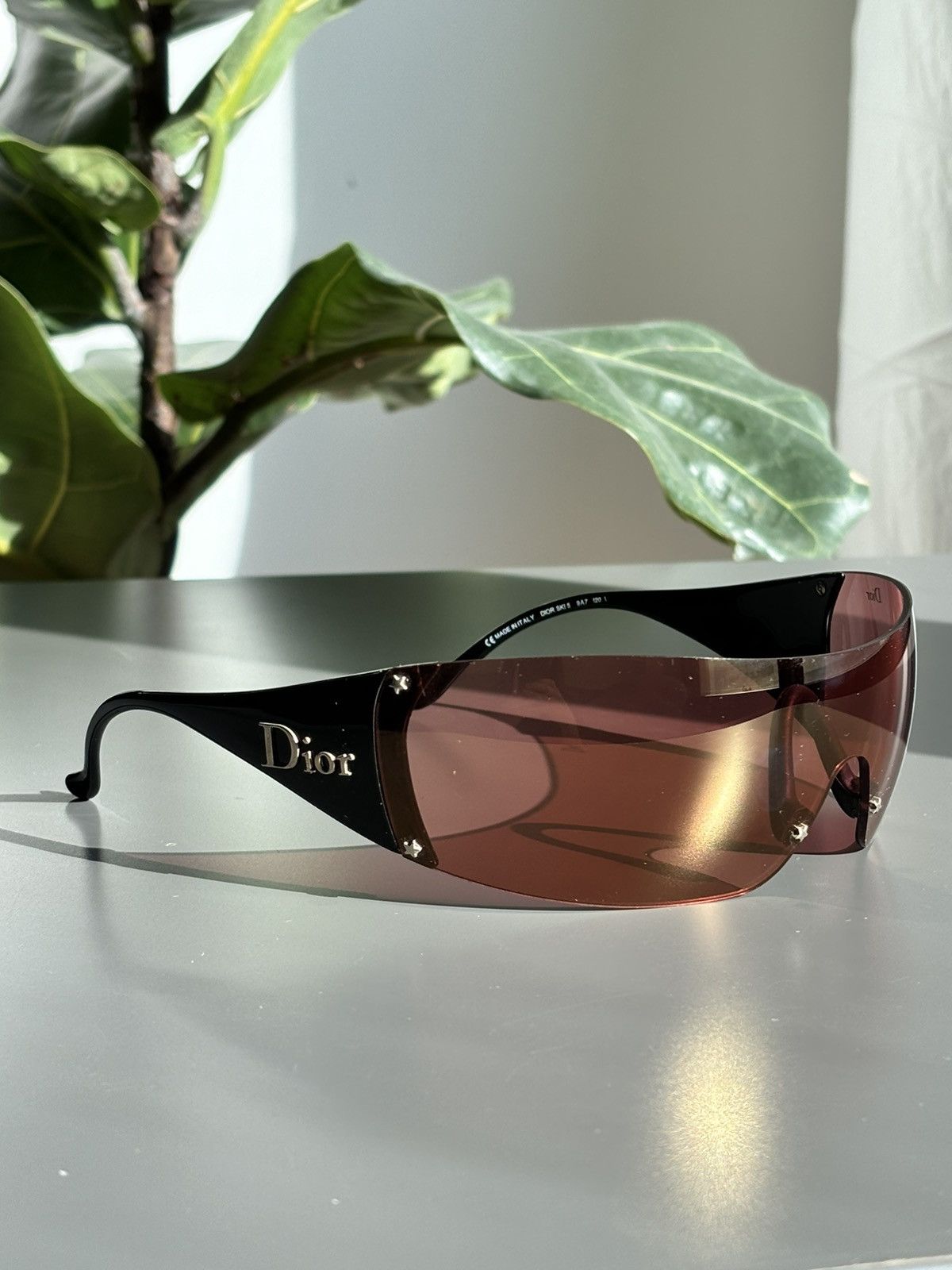 Dior Dior Sunglasses Ski 5 Mask Sport Bike Pop Vintage 90s Size ONE SIZE - 3 Thumbnail