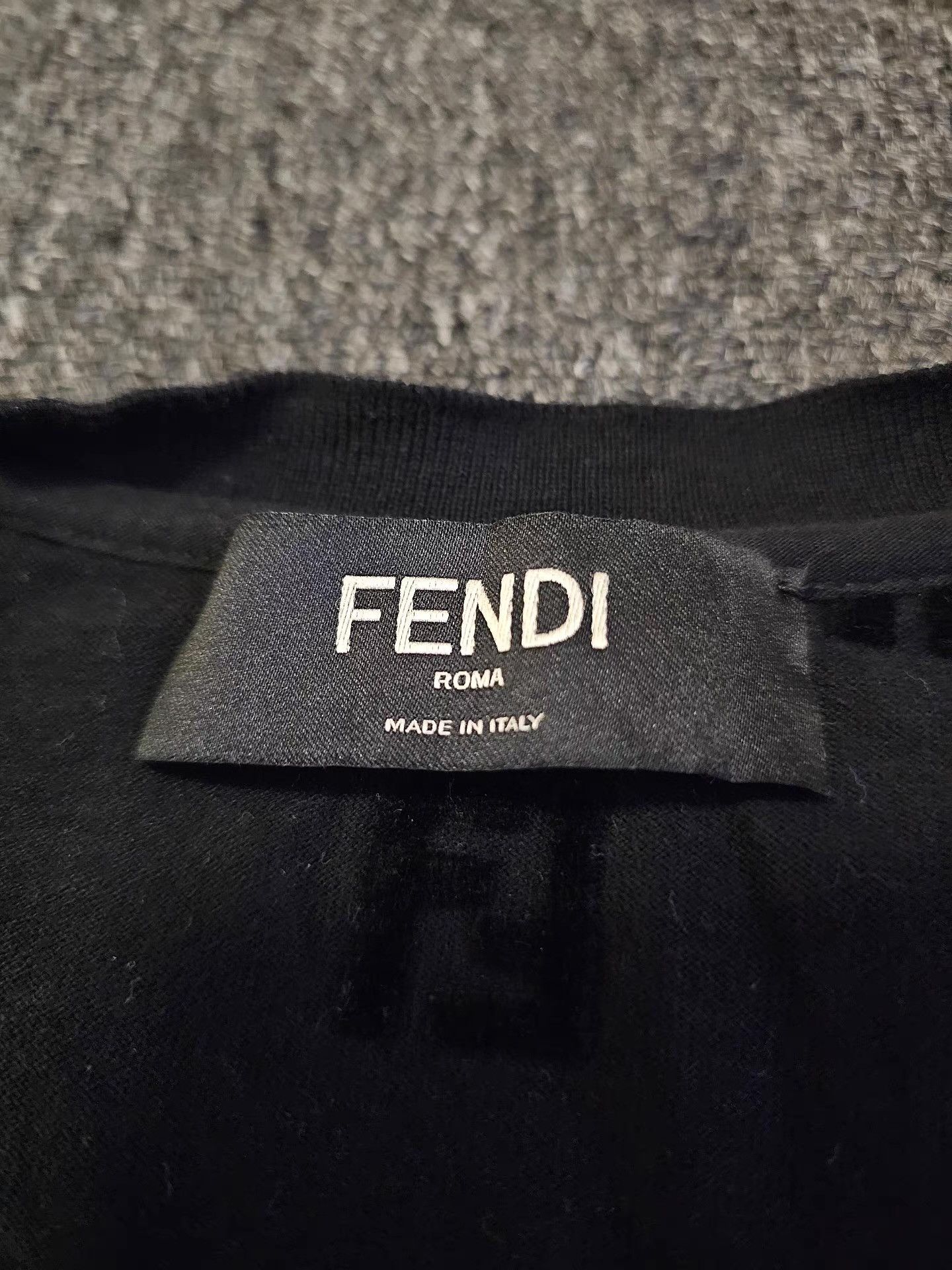 Fendi Fendi Flocked Short Sleeve T-shirt Size US M / EU 48-50 / 2 - 4 Thumbnail