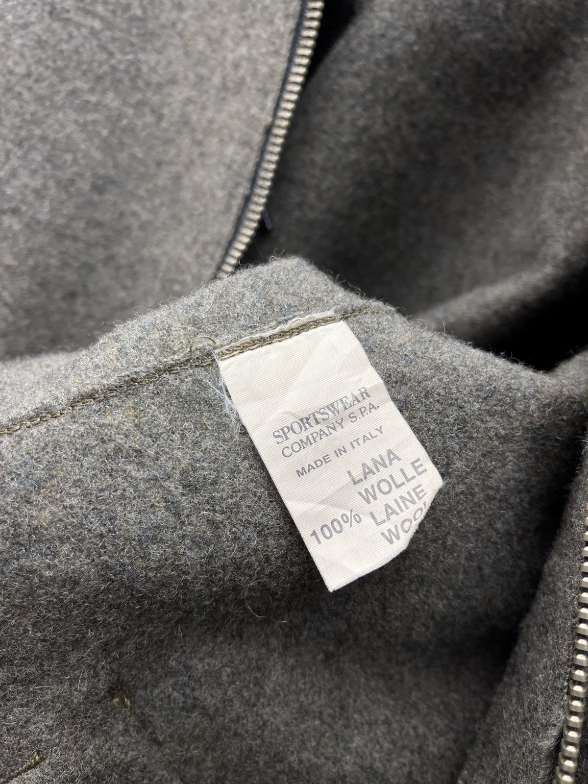 Stone Island 90s stone island vintage wool jacket green badge rare Size US XL / EU 56 / 4 - 17 Thumbnail