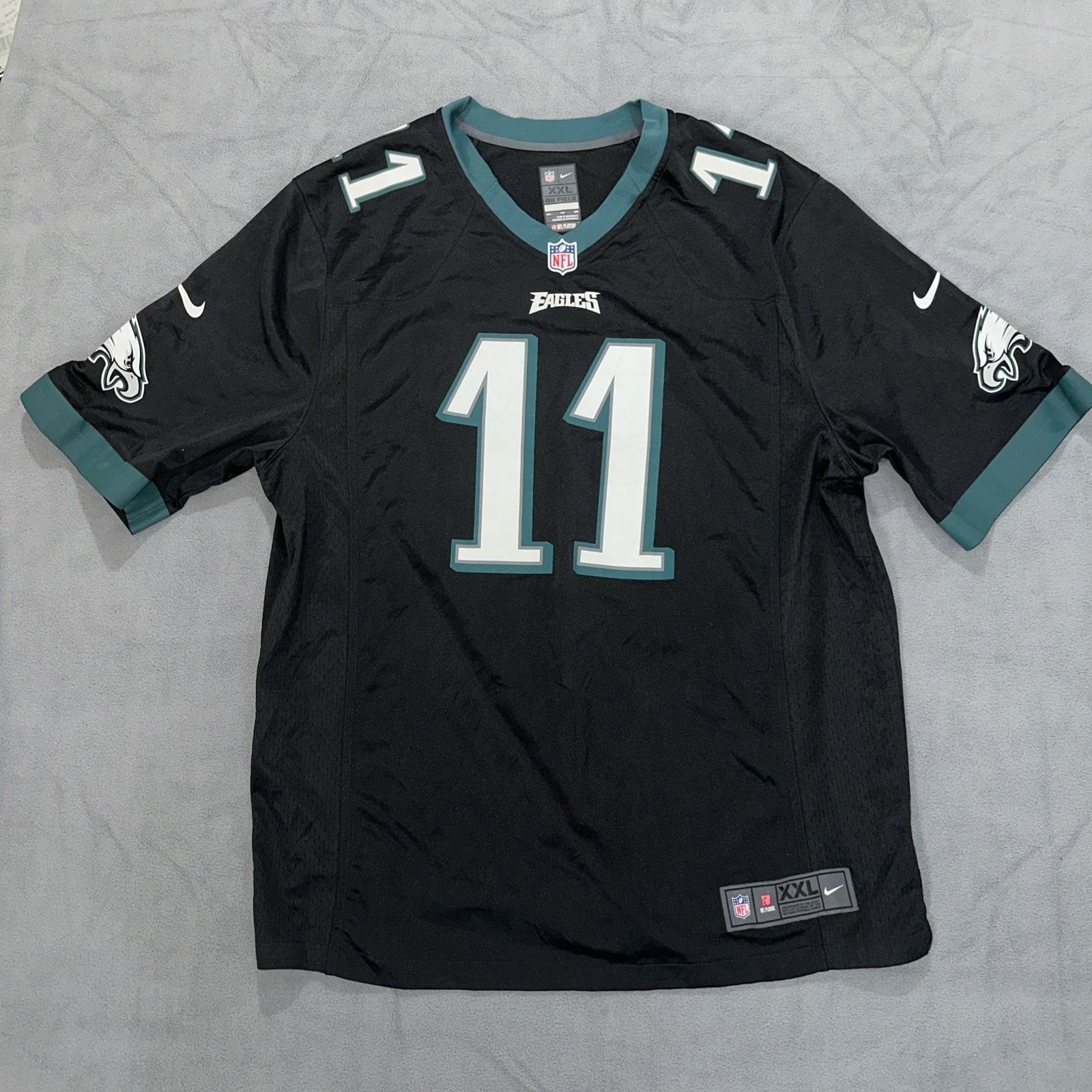 Nike Carson Wentz Philadelphia Eagles Nike Game Black Jersey XXL Size US XXL / EU 58 / 5 - 1 Thumbnail
