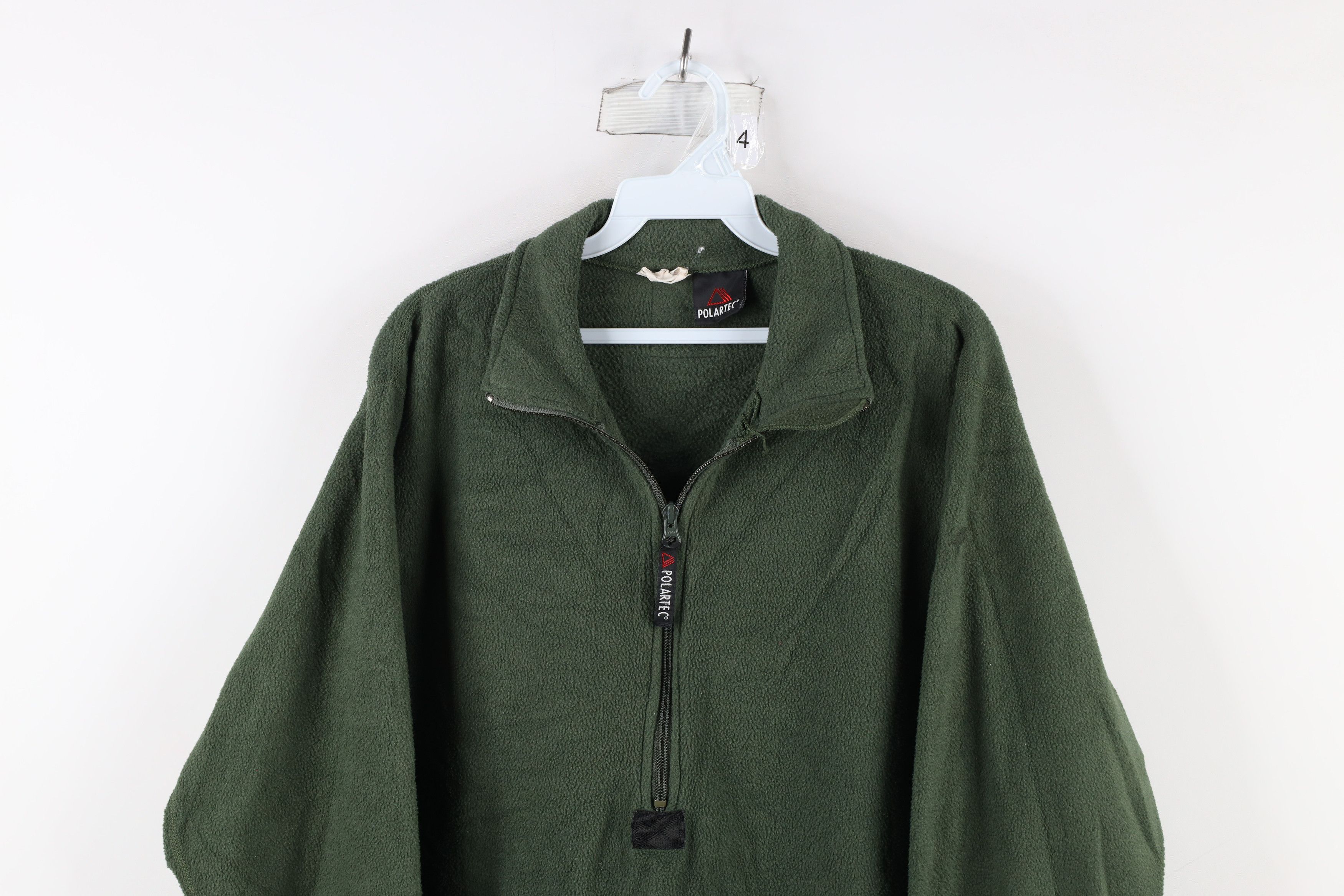 Polartec × Vintage Vintage 90s USMC Fleece Half Zip Pullover Sweater USA Size US M / EU 48-50 / 2 - 2 Thumbnail