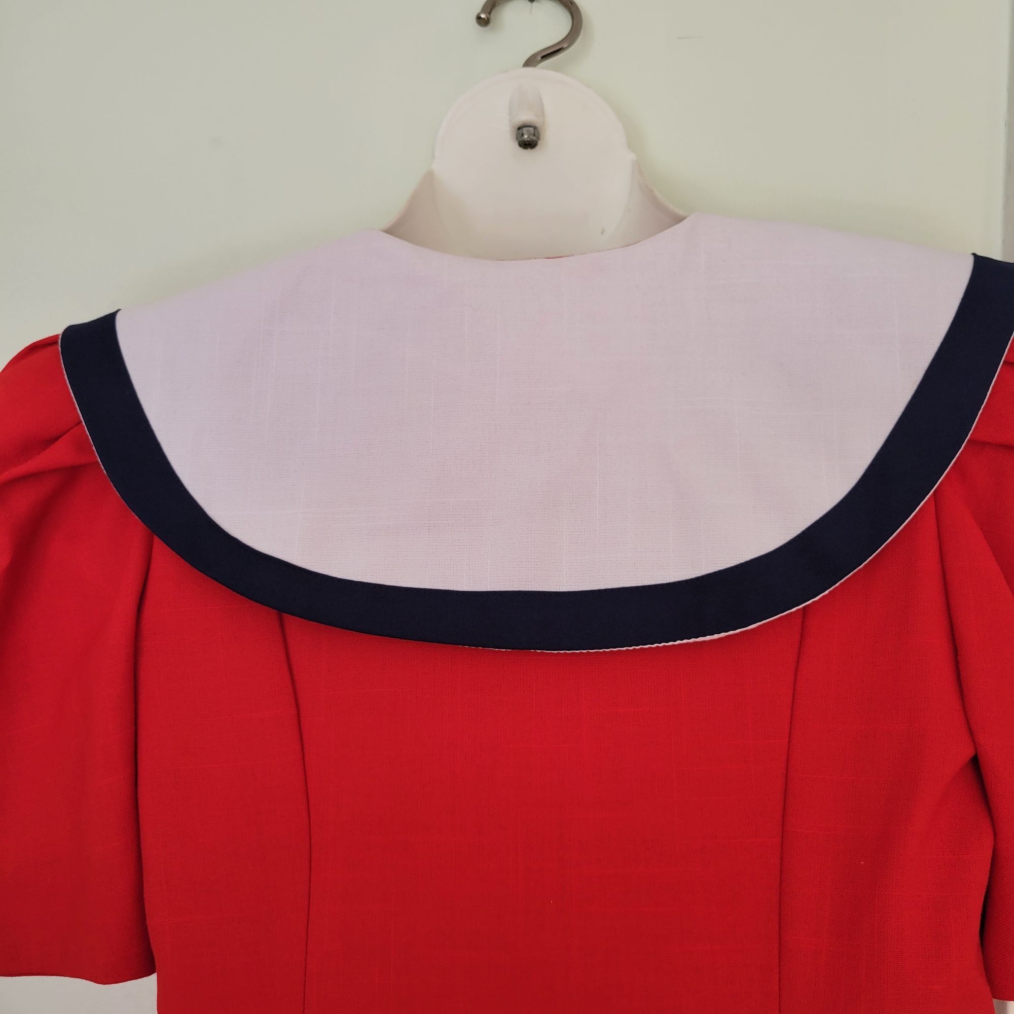Vintage Vintage Melissa Harper 12 Red White Blue Double Breasted Sai Size XL / US 12-14 / IT 48-50 - 6 Thumbnail