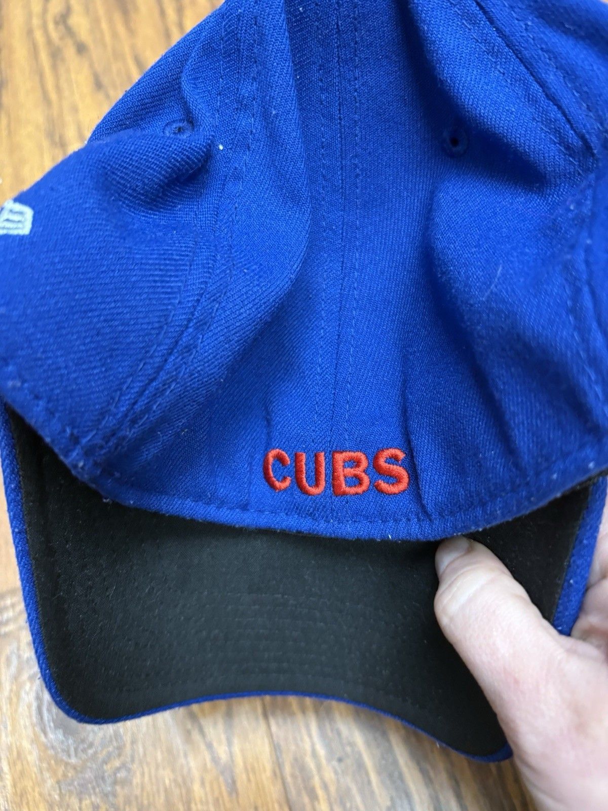 MLB Chicago Cubs Hat Large/XL Blue New Era 39Thirty MLB Genuine Size ONE SIZE - 4 Thumbnail