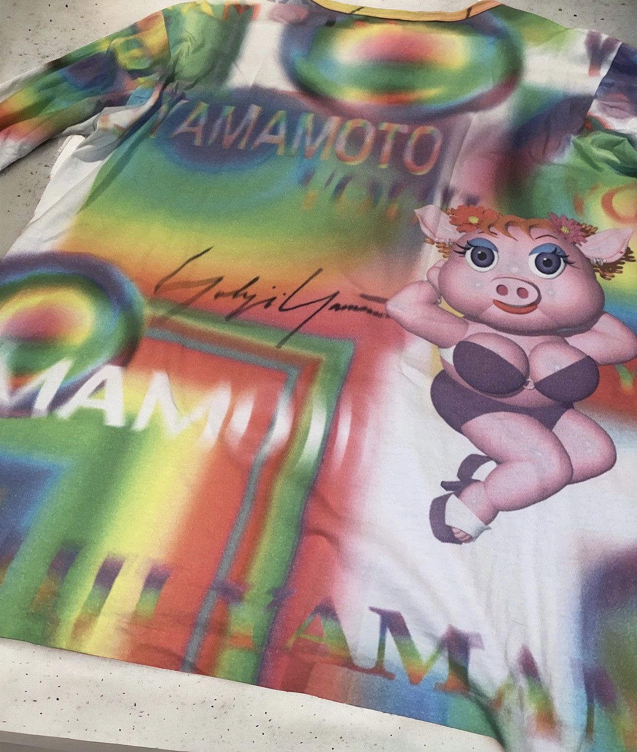 Yohji Yamamoto Yohji Yamamoto Pour Homme SS02 LSD Pig Longsleeve Size US L / EU 52-54 / 3 - 3 Thumbnail