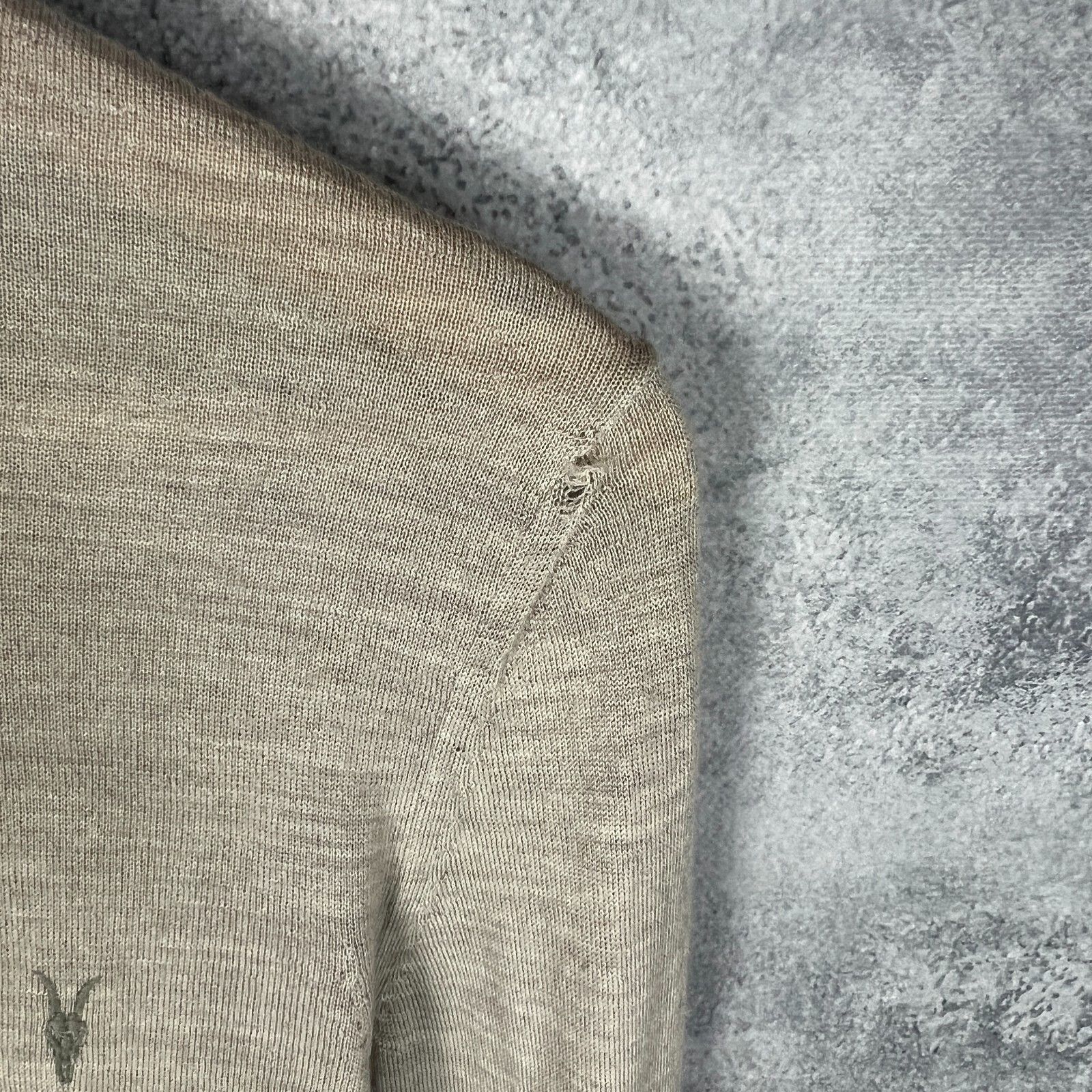 Allsaints Allsaints Sweater Men's Size S Beige Long Sleeve ` Size US S / EU 44-46 / 1 - 5 Thumbnail