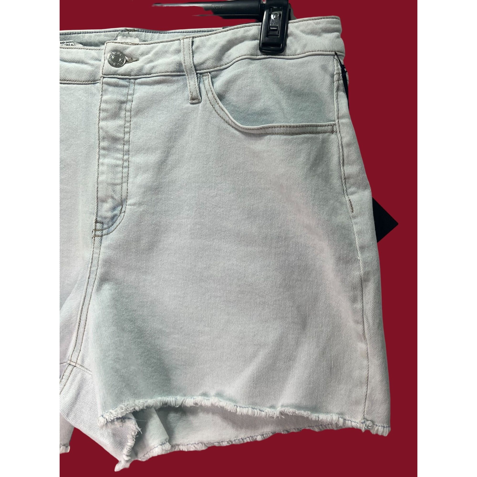 Other Ava & Viv - Women's High-Rise Denim Shorts - Slim Fit - Ligh Size 37" - 14 Thumbnail