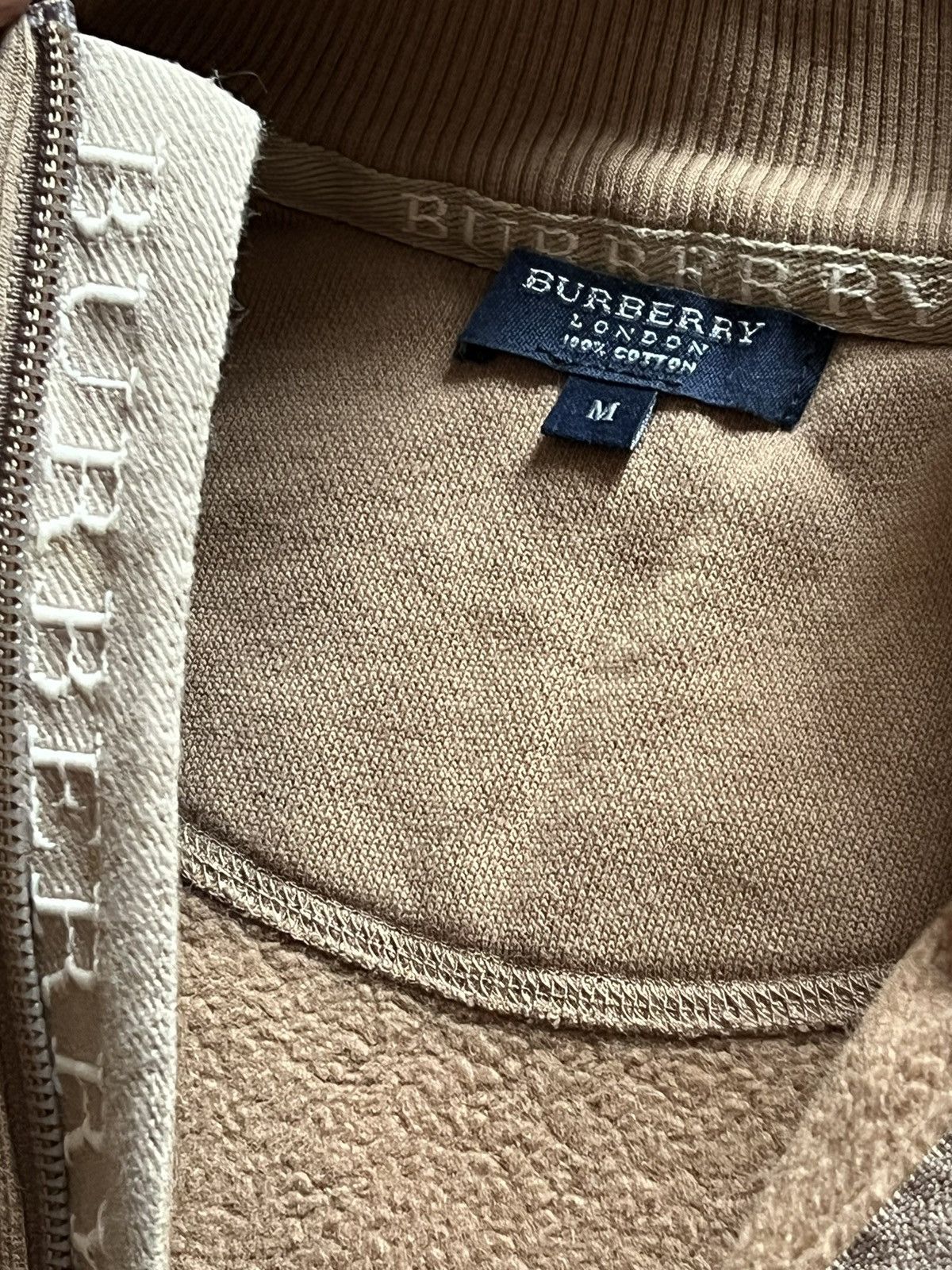Burberry × Designer Burberry London 1/4 zip sweatshirt luxury vintage Size US M / EU 48-50 / 2 - 5 Thumbnail