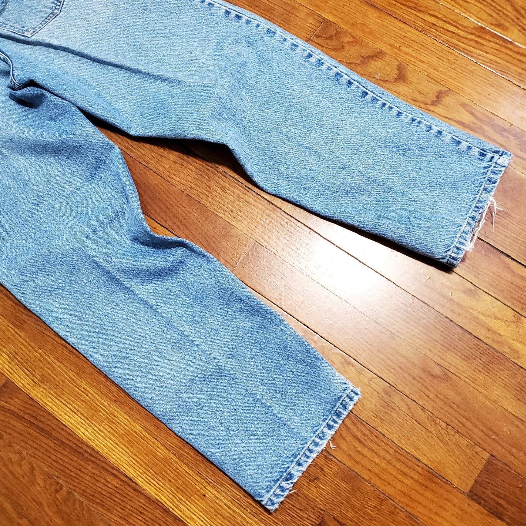 Bugle Boy VTG Bugle Boy Jeans 750 Mens 31x30 Baggy Straight Distressed Skater Grunge Y2K 80s 90s Hip Hop Size US 31 - 2 Thumbnail