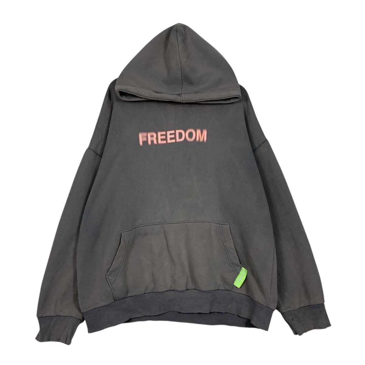 Vintage FREEDOM Sun Faded Pullover Hoodie Sweatshirt #3634-C166 Size US XL / EU 56 / 4 - 6 Thumbnail
