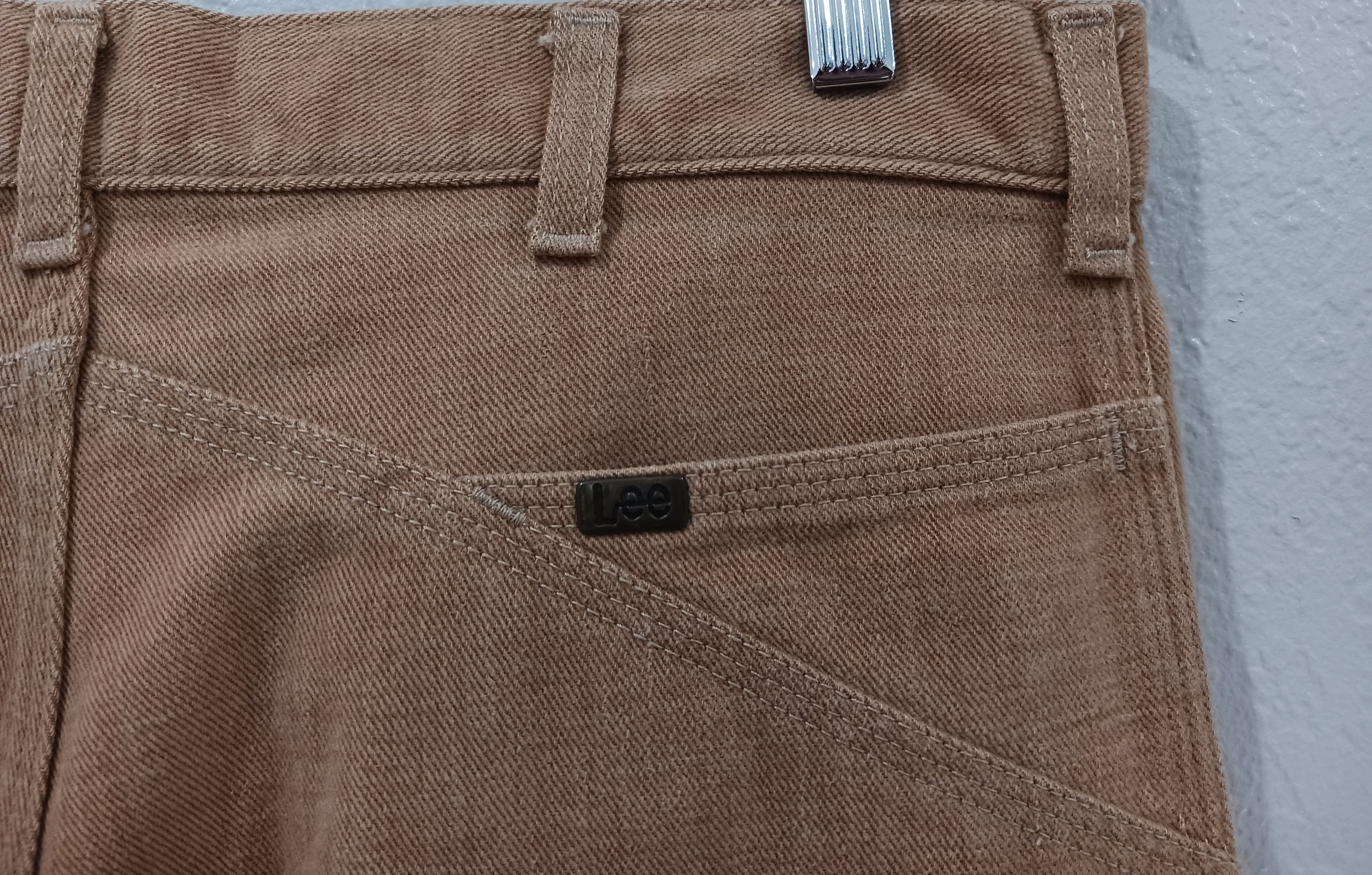 Lee Lee Vintage 1970s "Lee-Set" Sanfor-Set Bell Bottom Jeans Size US 34 / EU 50 - 5 Thumbnail