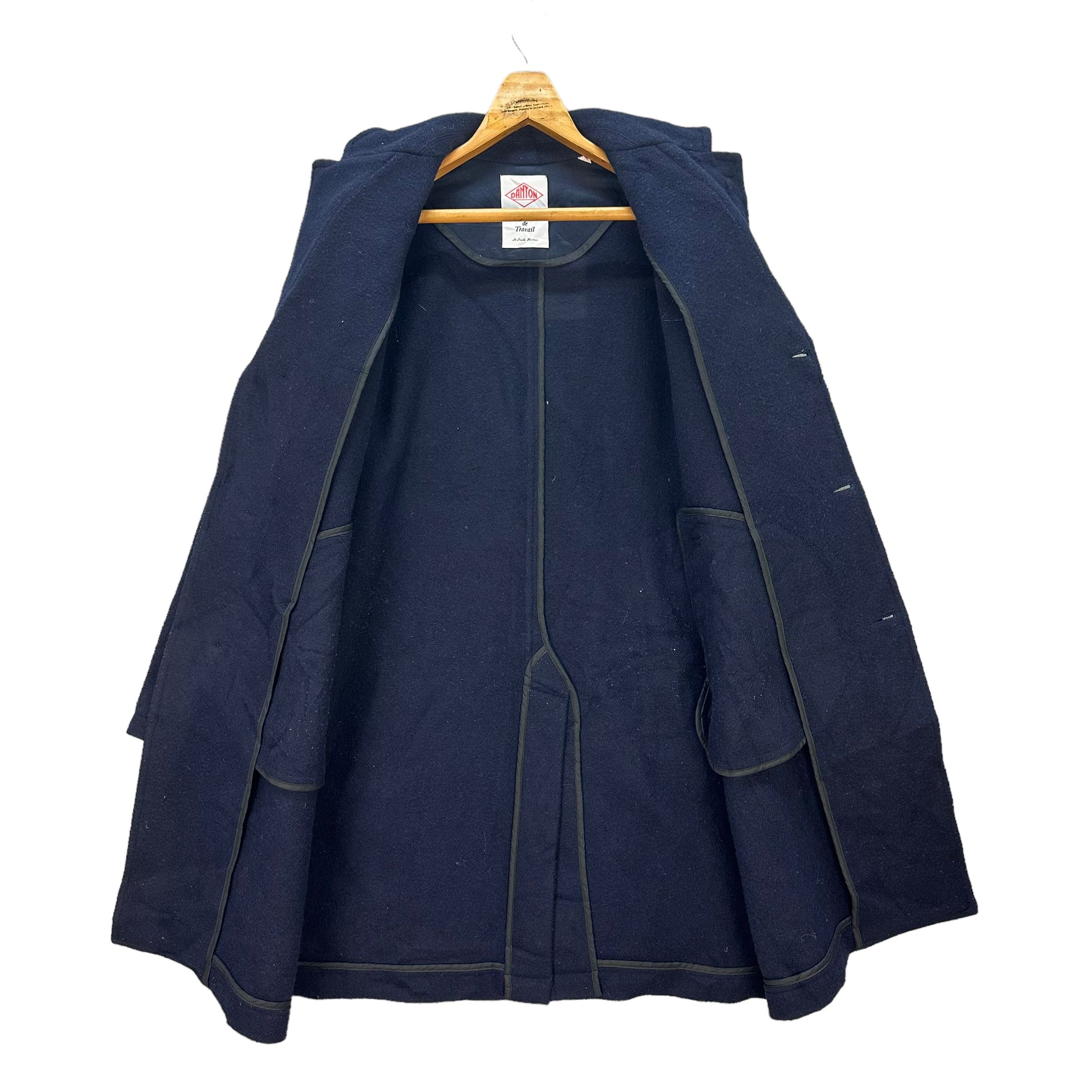 Danton DANTON WOOL OVERCOAT JACKET #8578-015 Size US L / EU 52-54 / 3 - 7 Thumbnail