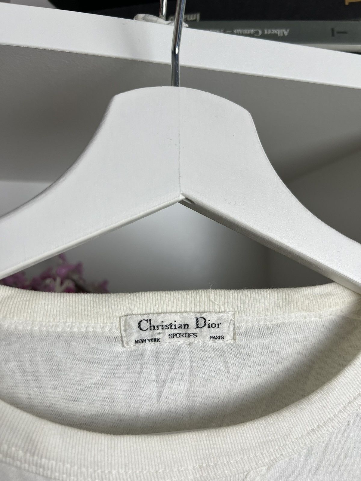Christian Dior Monsieur × Dior × Vintage Vintage 90s Christian Dior small logo white sweatshirt S y2k Size US S / EU 44-46 / 1 - 3 Thumbnail