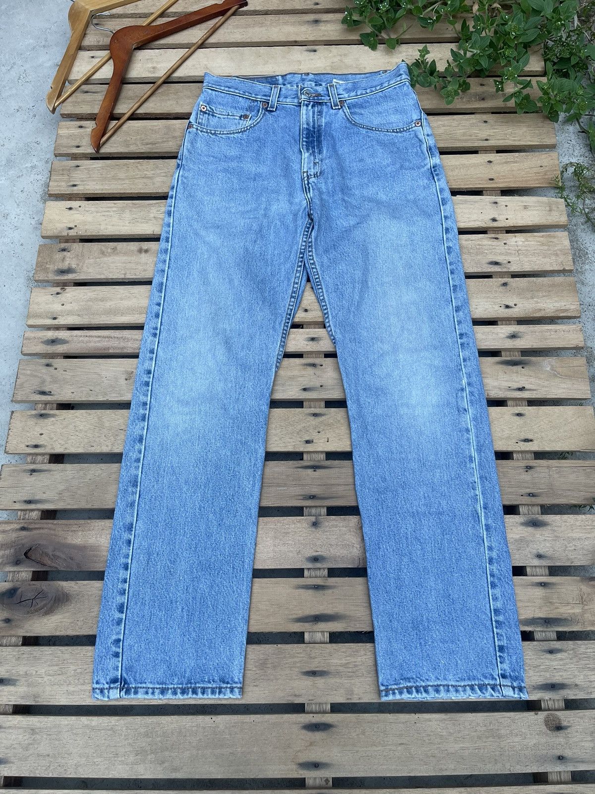 Levi's × Levi's Vintage Clothing × Vintage Vintage Levi's 505 Light Wash Denim Jeans Size 31x30 Size US 31 - 1 Thumbnail