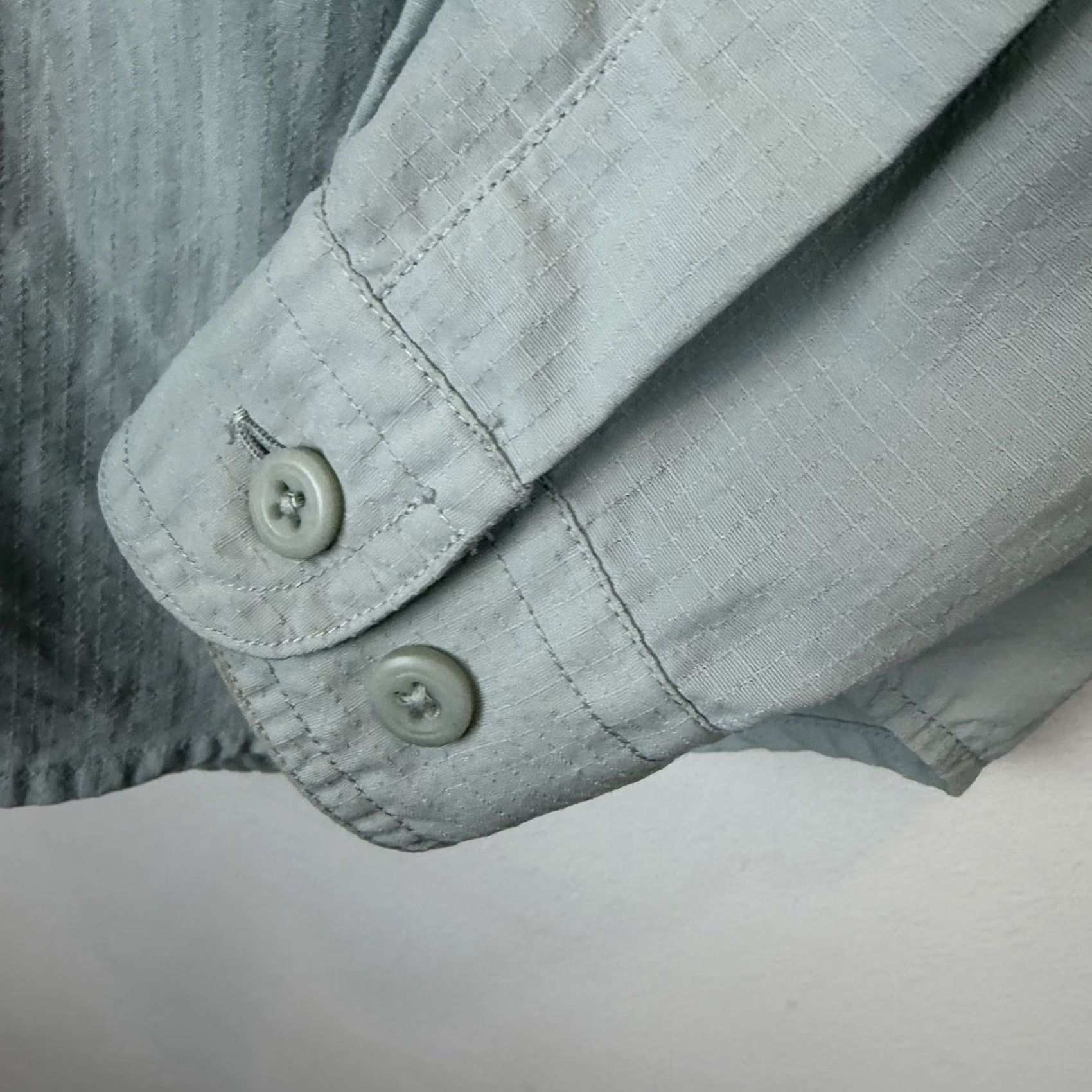 Vintage L L Bean Womens Medium Button Up Shirt Traveler Roll Tab Rip Stop Camping Hiking Size M / US 6-8 / IT 42-44 - 6 Thumbnail