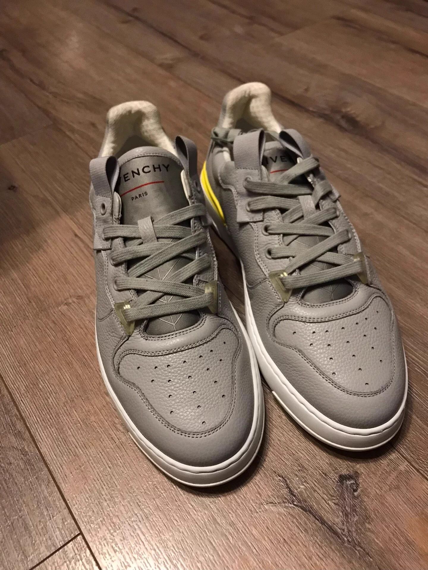 Givenchy Givenchy 44 Cement Gray Leather Trainers Size US 11 / EU 44 - 1 Thumbnail