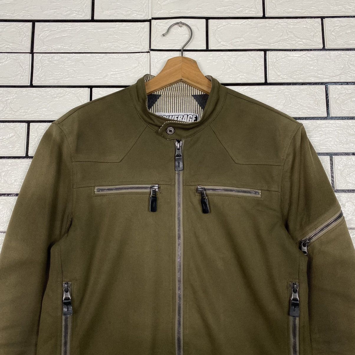 Japanese Brand 📌Powerage Motorcycle Equipment Racing Jacket Biker Size US M / EU 48-50 / 2 - 4 Thumbnail