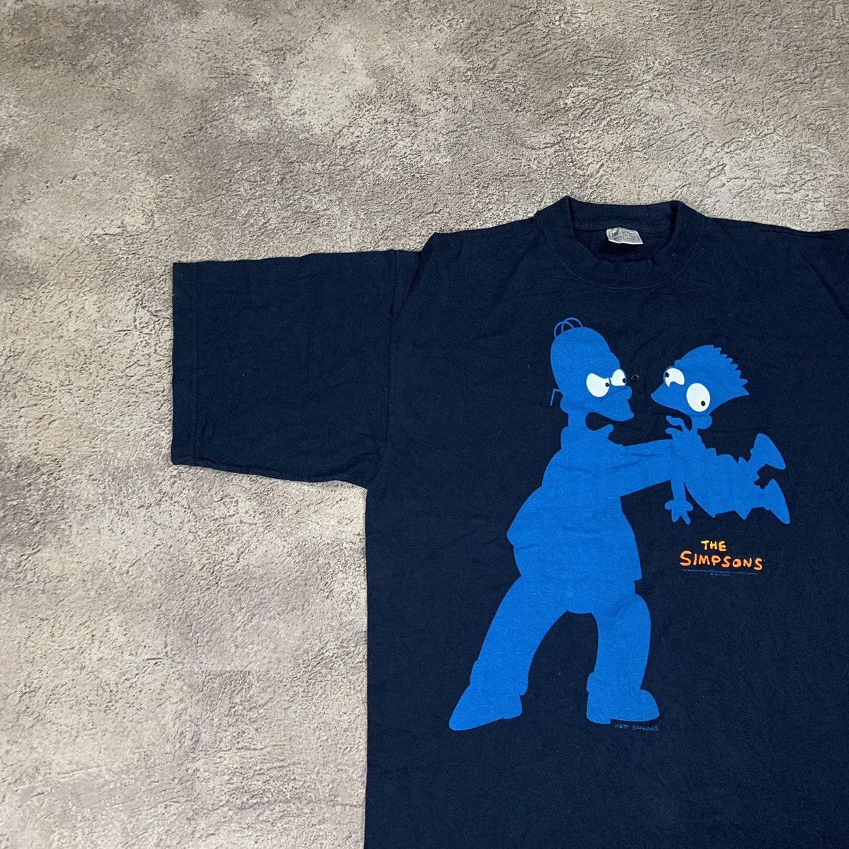 Vintage Vintage Y2K Simpsons Graphic Tee Sun Faded Streetwear XL Size US XL / EU 56 / 4 - 3 Thumbnail