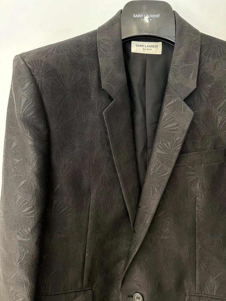 Saint Laurent Paris Saint Laurent Paris Dark patterned suit-2506 Size US XL / EU 56 / 4 - 2 Thumbnail