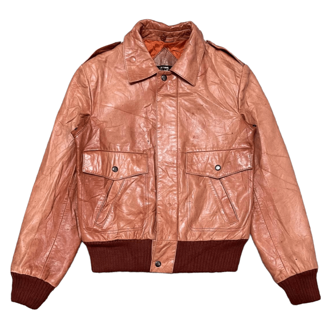 Japanese Brand Vintage Leather Jacket Inspired A2 Flyers Leather