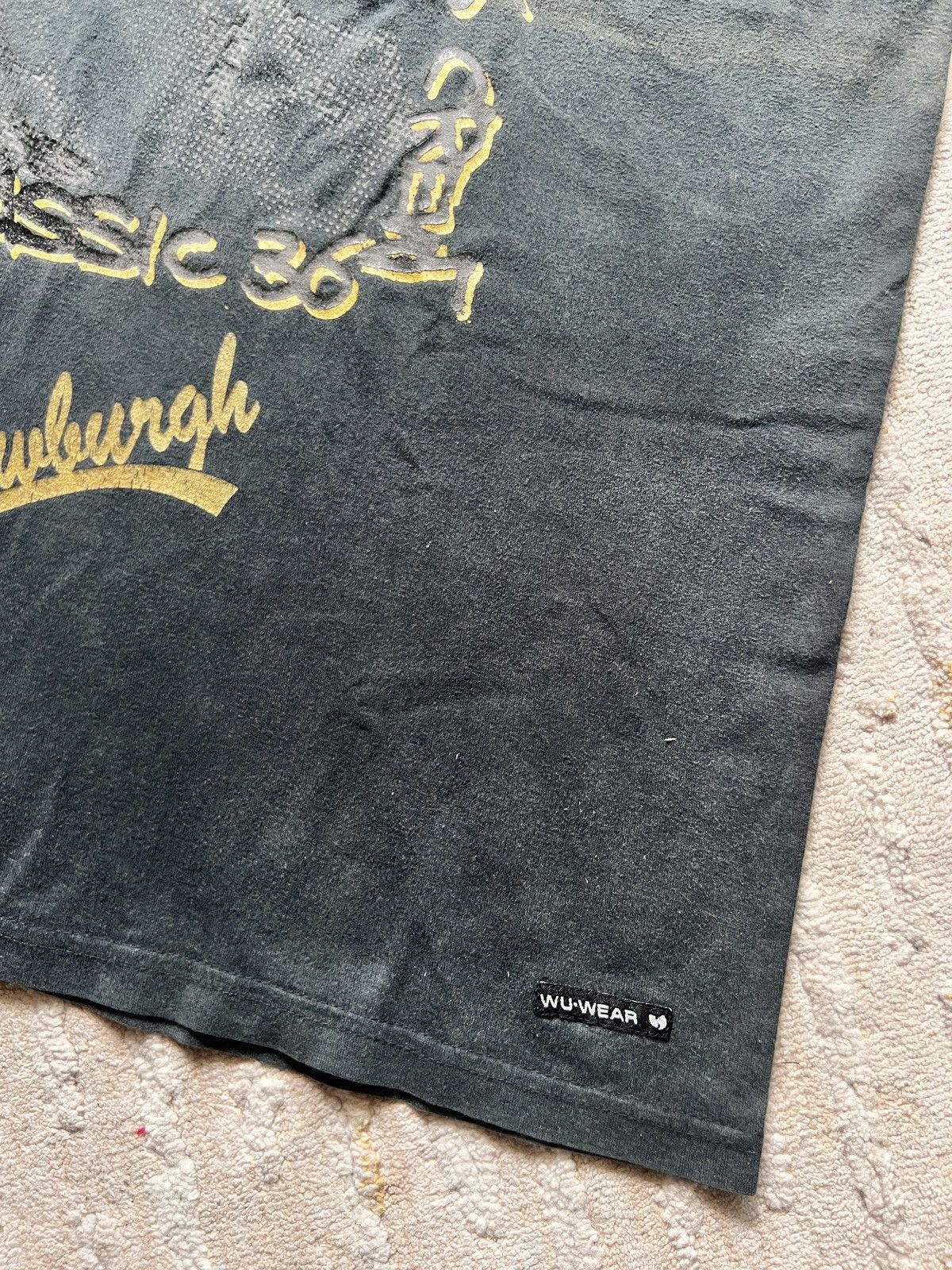 Vintage × Wu-Tang Clan Trashed Sunfaded 90s Wu Wear Tshirt Size US XL / EU 56 / 4 - 4 Thumbnail
