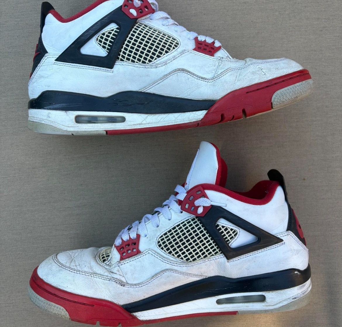 Jordan Brand air jordan 4s 2020 fire reds Size US 10.5 / EU 43-44 - 3 Thumbnail