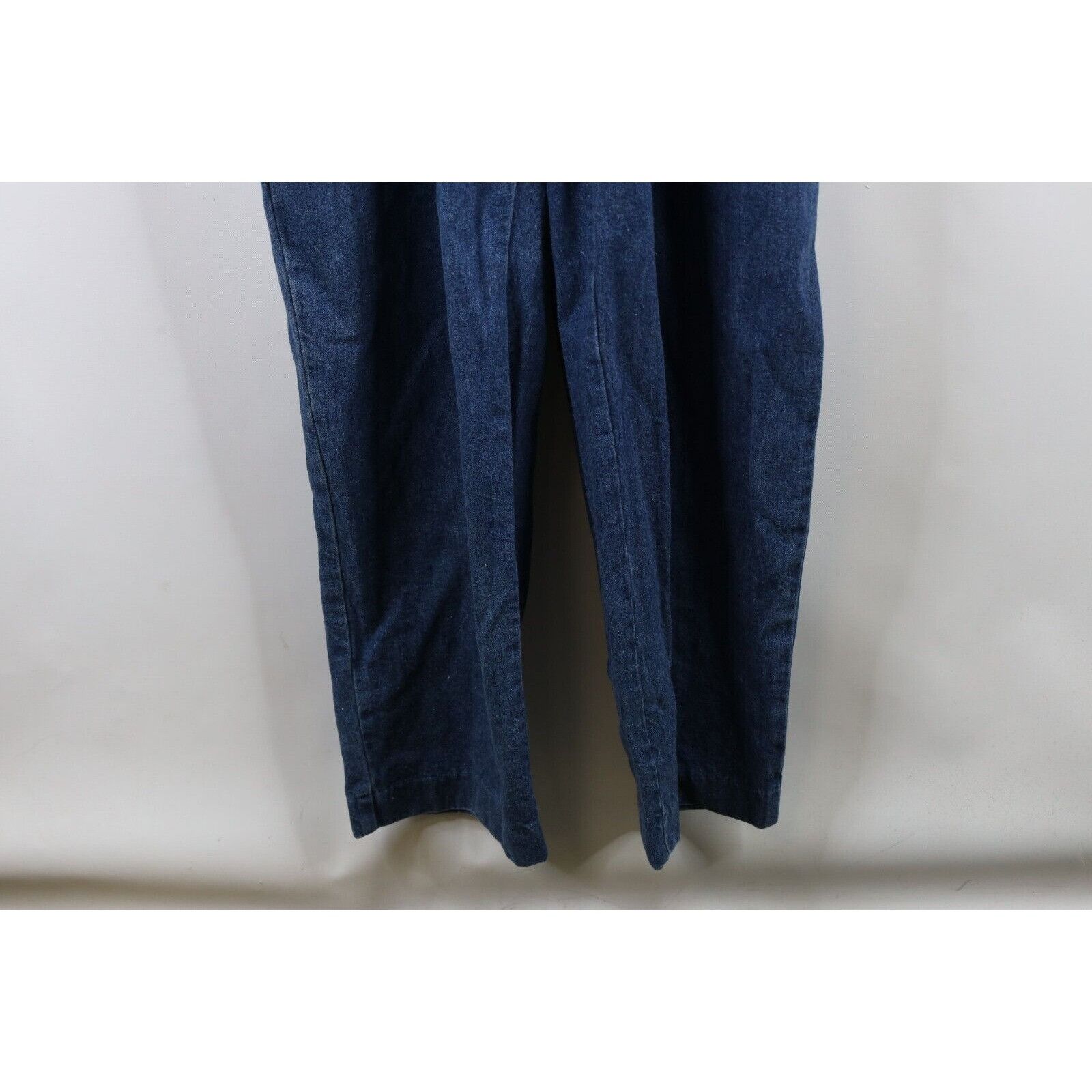 Vintage Vintage 70s 80s Streetwear Distressed Denim Jean Jumpsuit Size L / US 10 / IT 46 - 5 Thumbnail