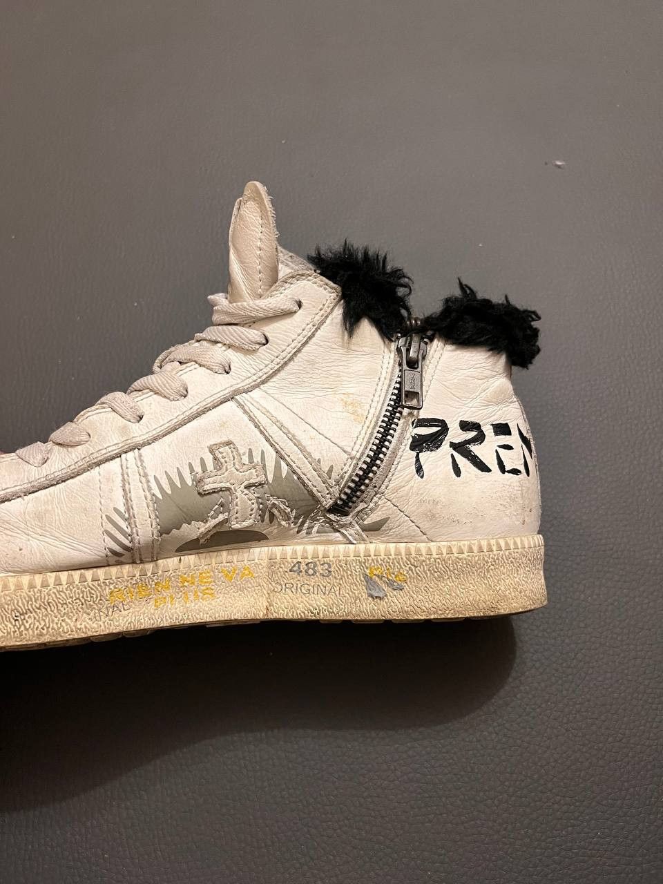 Premiata Premiata High Golden Goaose GGDB Style Distressed Shoes Size US 6 / IT 36 - 5 Thumbnail