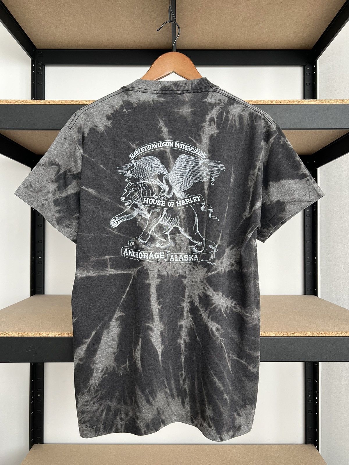 Harley Davidson Vintage 80s Harley Davidson Follow Nobody Tie Dye T-shirt Size US M / EU 48-50 / 2 - 2 Thumbnail