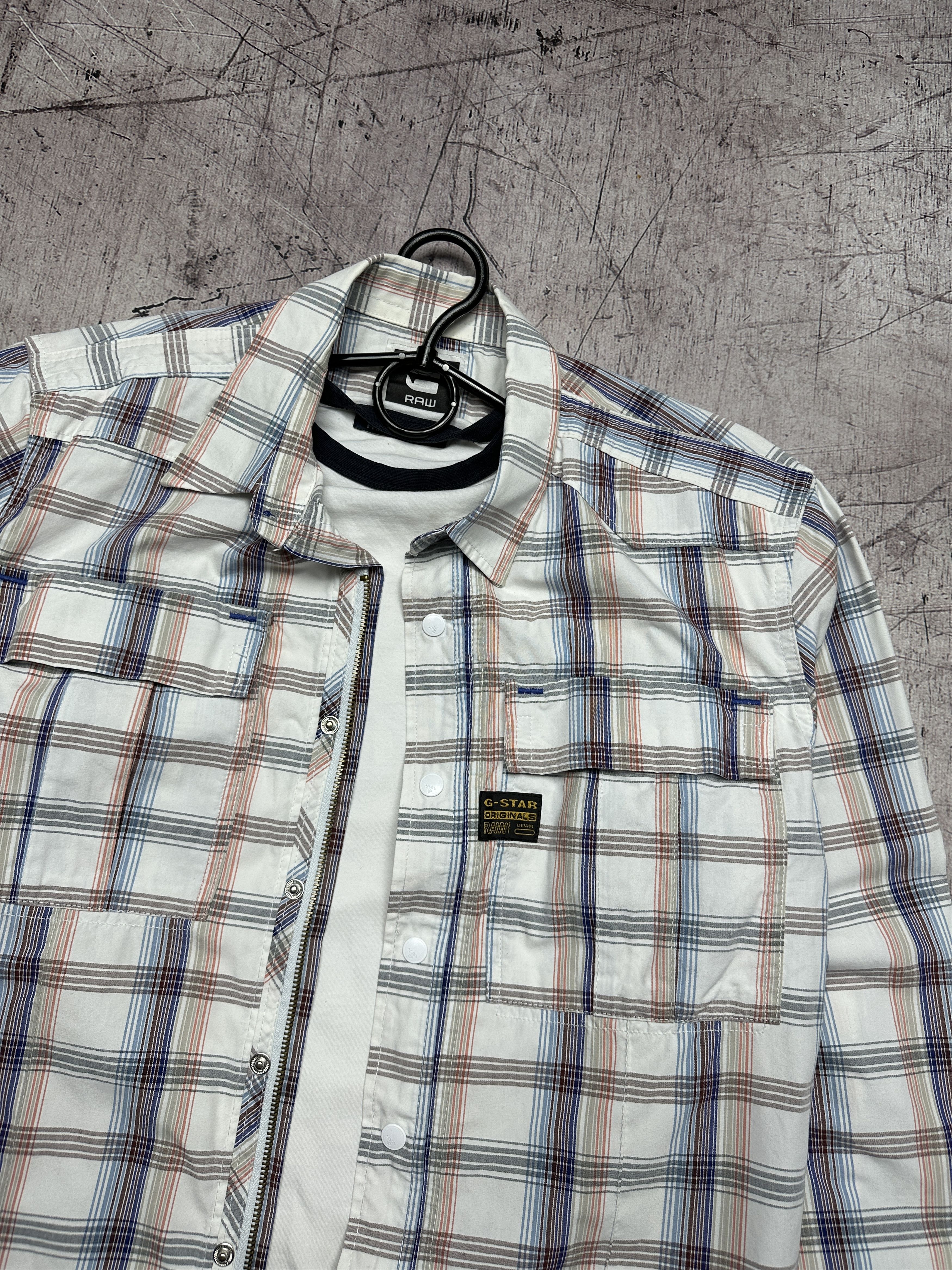 G-Star G Star Raw Mens Long Sleeve Check Shirt Size US XL / EU 56 / 4 - 2 Thumbnail