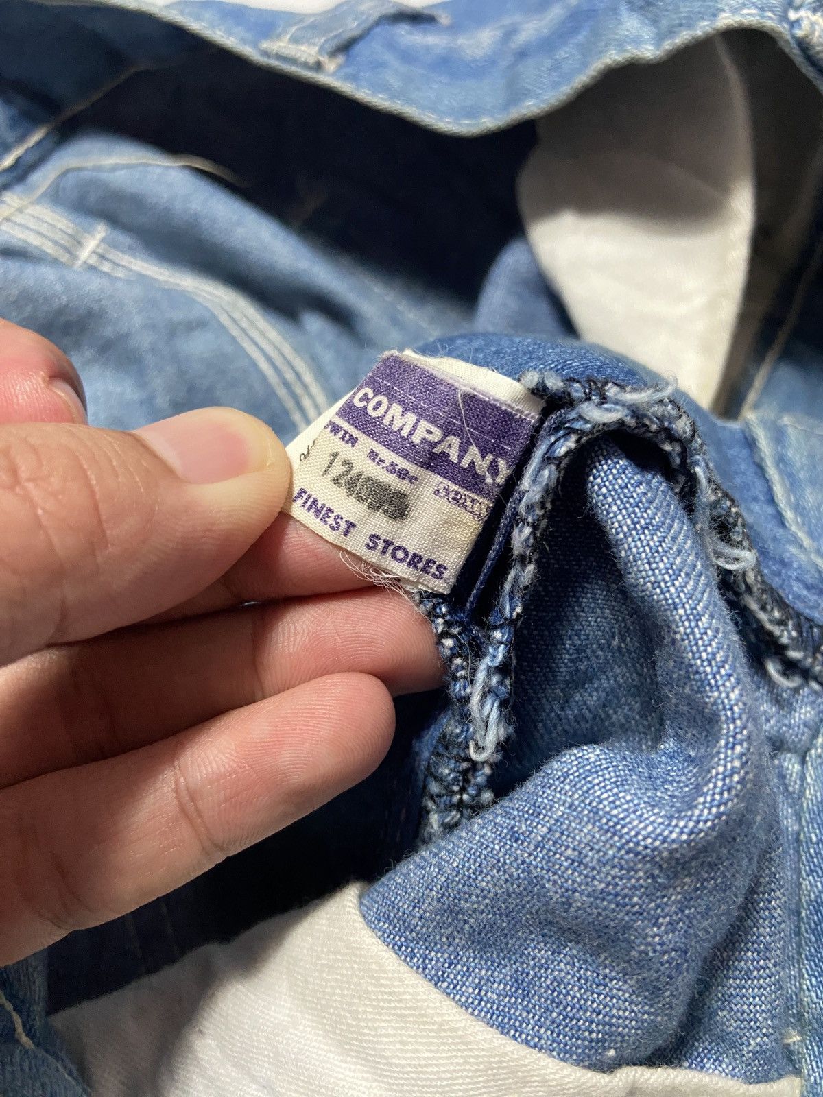 Edwin × Japanese Brand × Vintage Rare Vintage 90s Edwin Carpenter Stonewash Blue Jeans Size US 32 / EU 48 - 4 Thumbnail