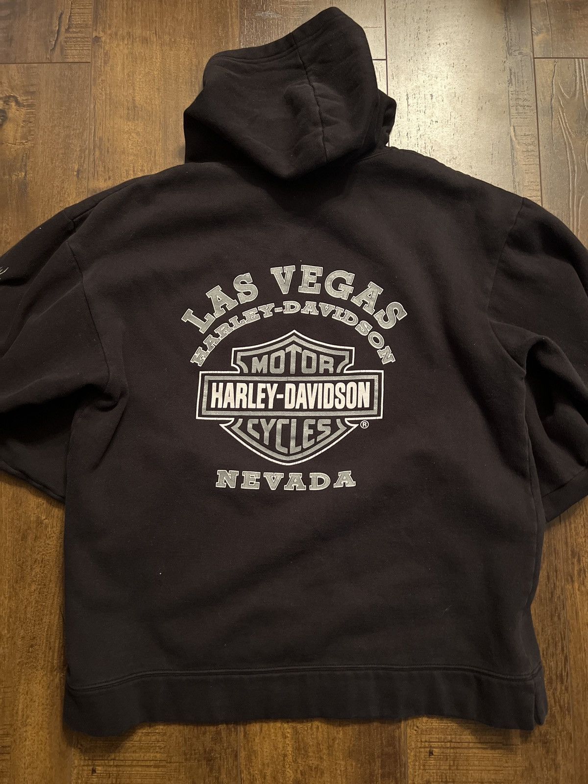 Harley Davidson × Vintage Vintage Harley Davidson Hoodie Size US L / EU 52-54 / 3 - 2 Thumbnail