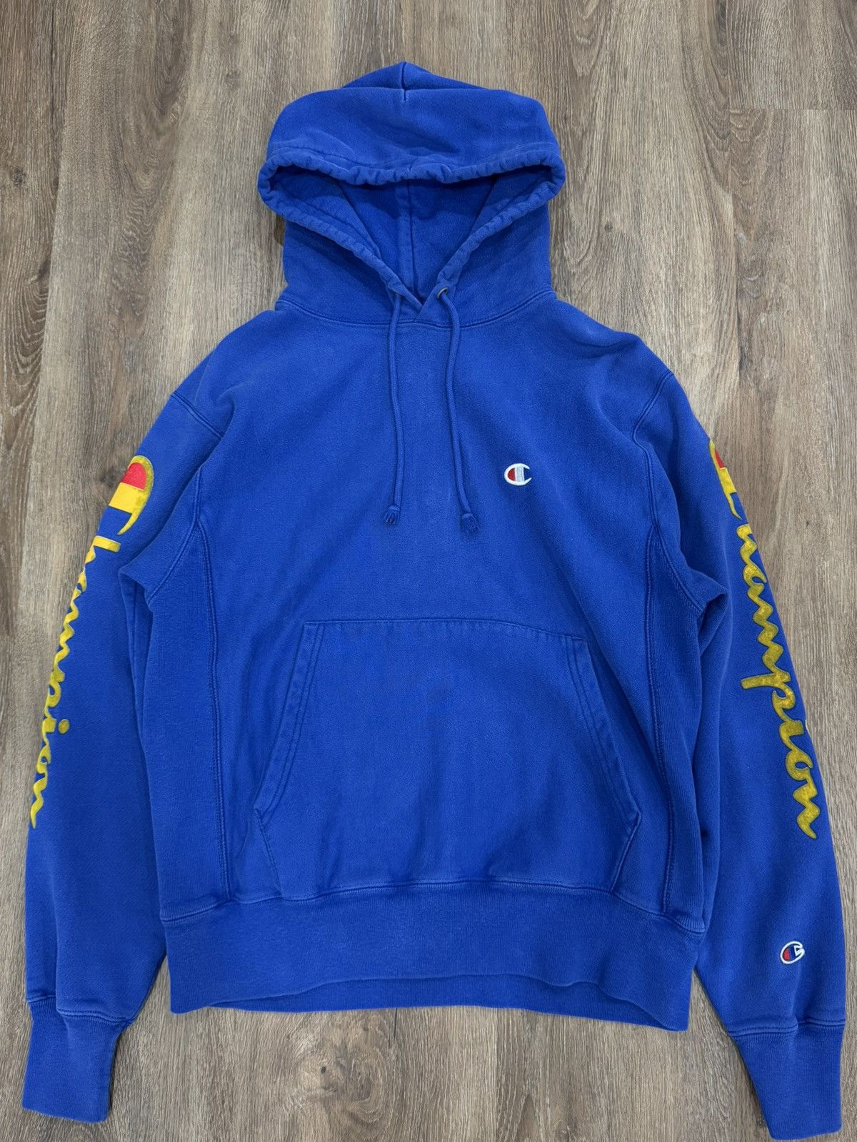 Champion × Vintage Vintage Champion Reverse Weave Hoodie Rare Colour-way Size US M / EU 48-50 / 2 - 3 Thumbnail
