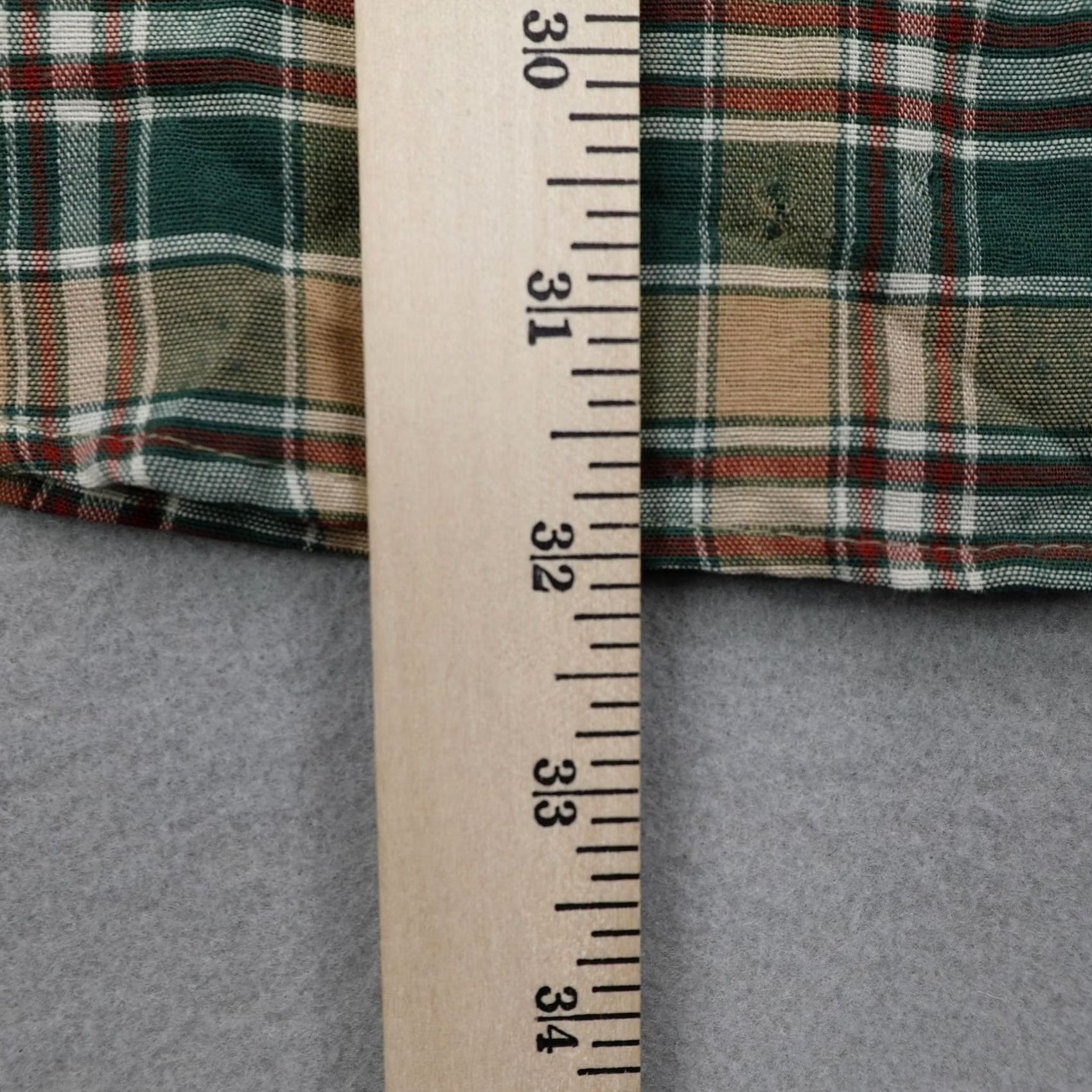Vintage VINTAGE Big Mac Shirt Mens XL Green Beige Plaid Button Up Work Short Sleeve 80s Size US XL / EU 56 / 4 - 5 Thumbnail
