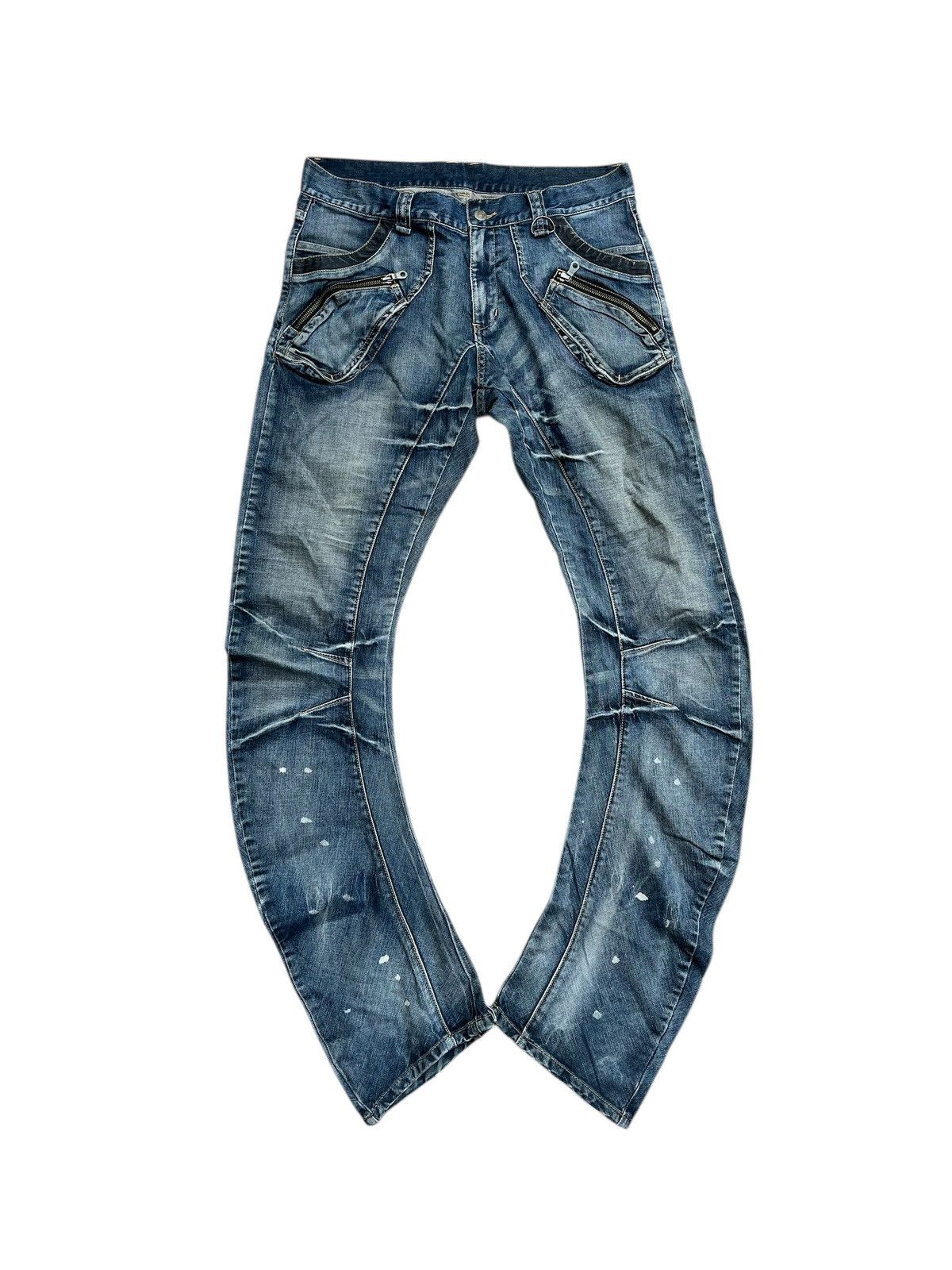 If Six Was Nine ppfm curve leg denim Size US 32 / EU 48 - 1 Thumbnail