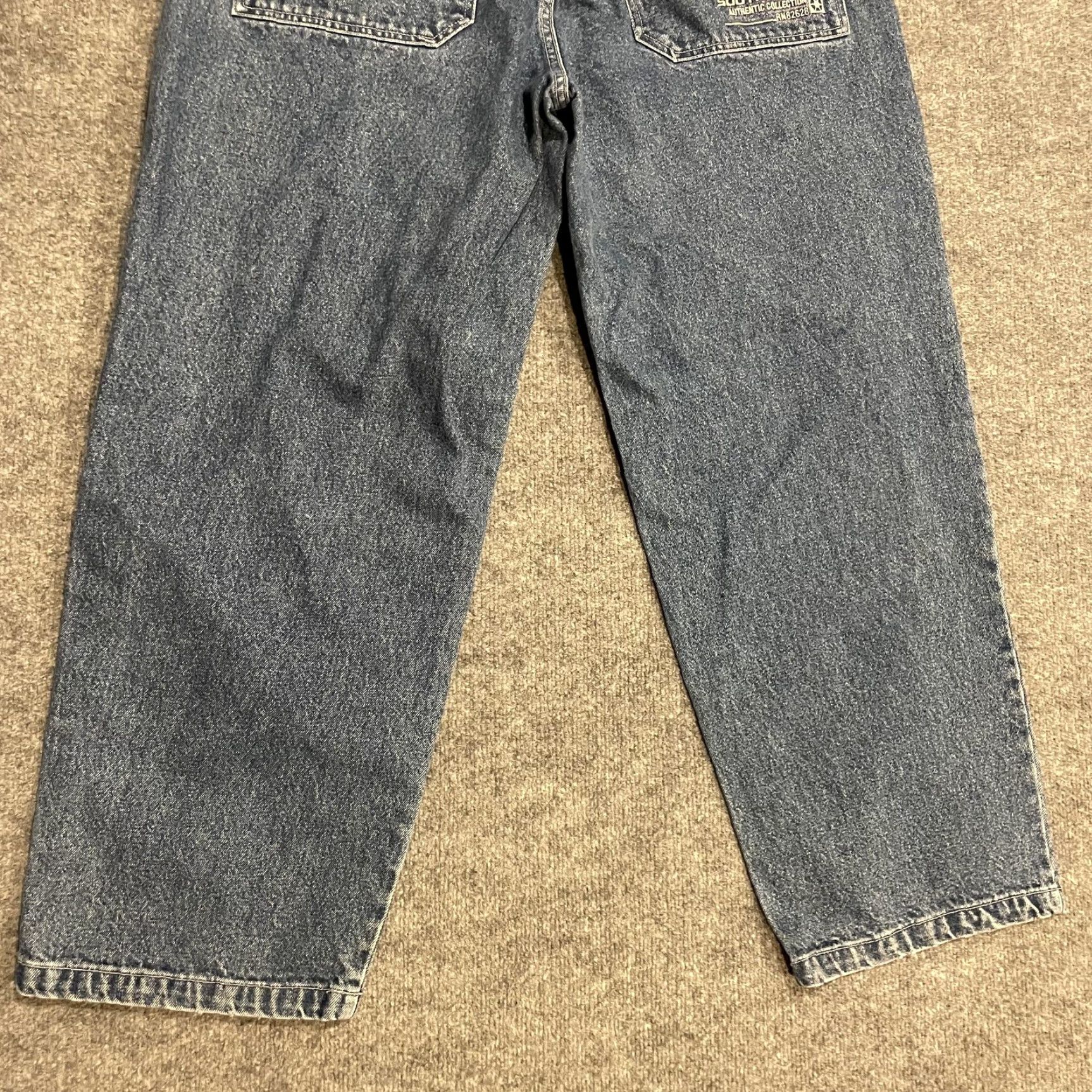 Southpole VINTAGE Southpole Authentic Collection Jeans Mens 40x32 High Rise Tapered Leg Denim Blue 5-Pocket Mens Boys? Size US 40 / EU 56 - 6 Thumbnail
