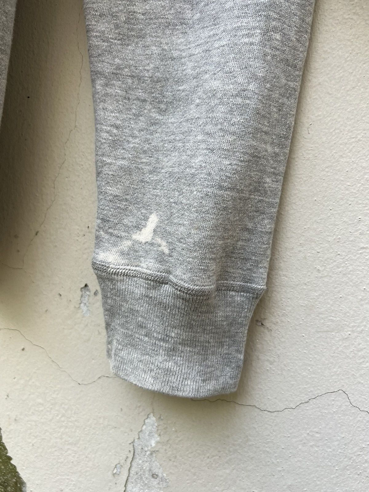 Vintage Vintage 90s Ozone Rocks Japan Grey Hoodie Sweater Size US M / EU 48-50 / 2 - 7 Thumbnail
