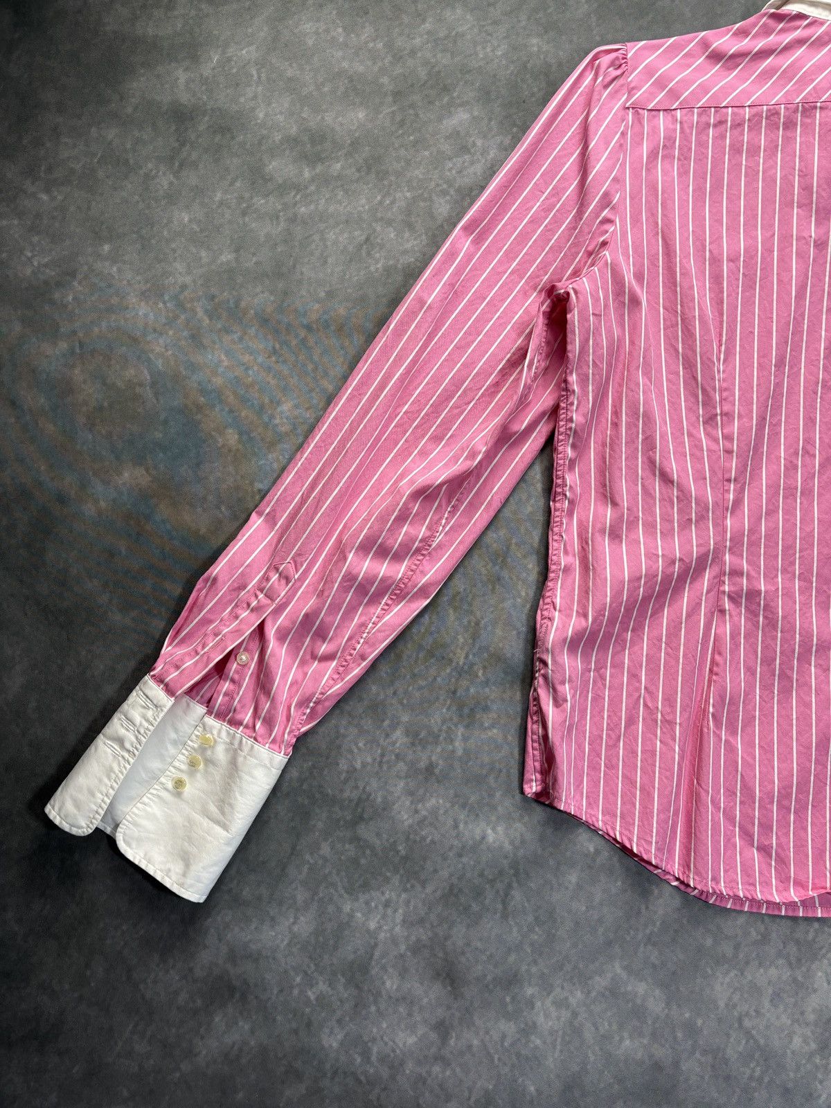 Polo Ralph Lauren 2000s Vintage Ralph Lauren Polo Shirt Striped Pink 90s Prep Size L / US 10 / IT 46 - 8 Thumbnail
