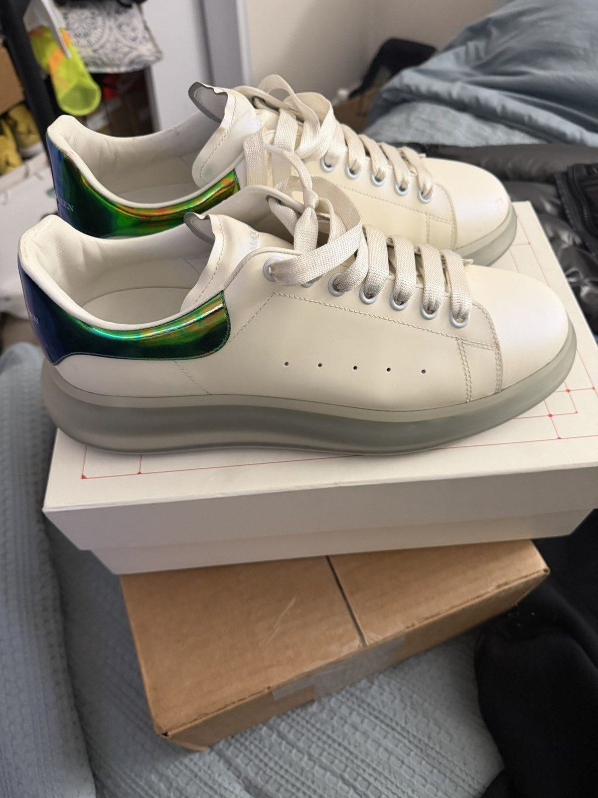 Alexander McQueen Clear Sole - Iridescent Size US 13 / EU 46 - 1 Thumbnail