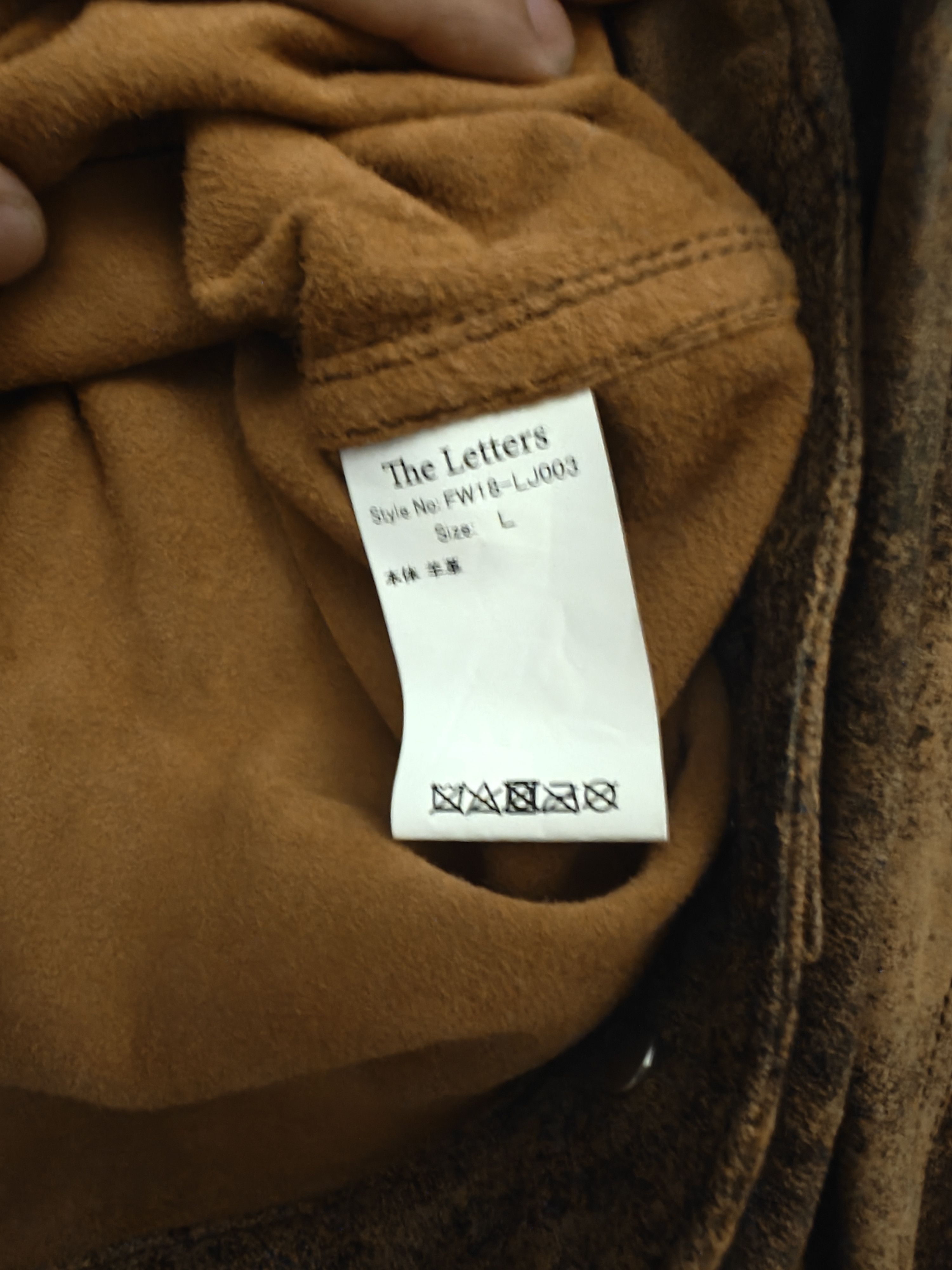 The Letters Distressed goat skin leather type 2 Size US L / EU 52-54 / 3 - 3 Thumbnail