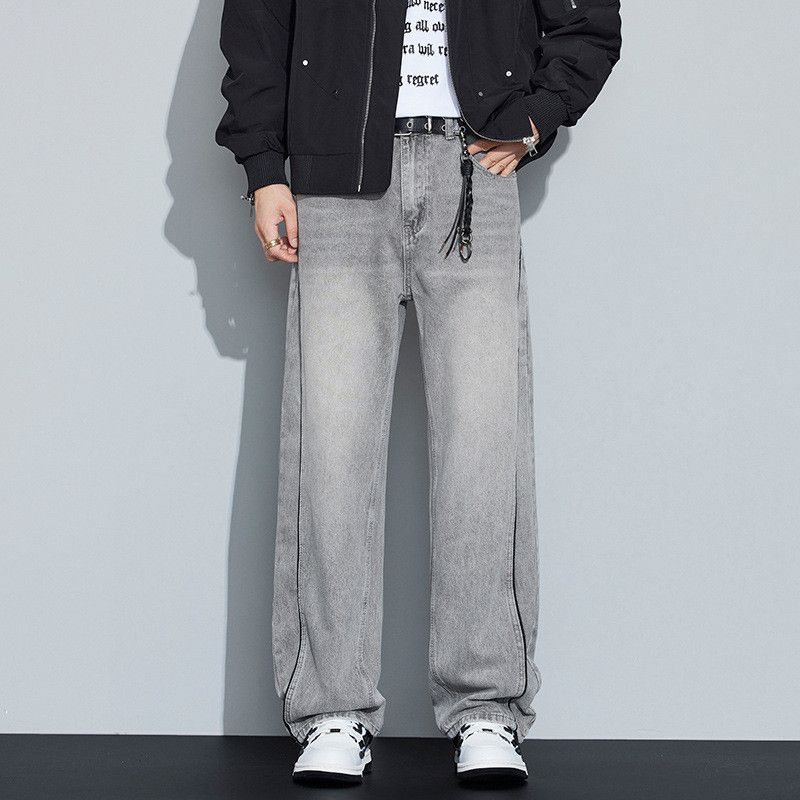 Japanese Brand American high-street patchwork retro jeans for men Size US 32 / EU 48 - 1 Thumbnail