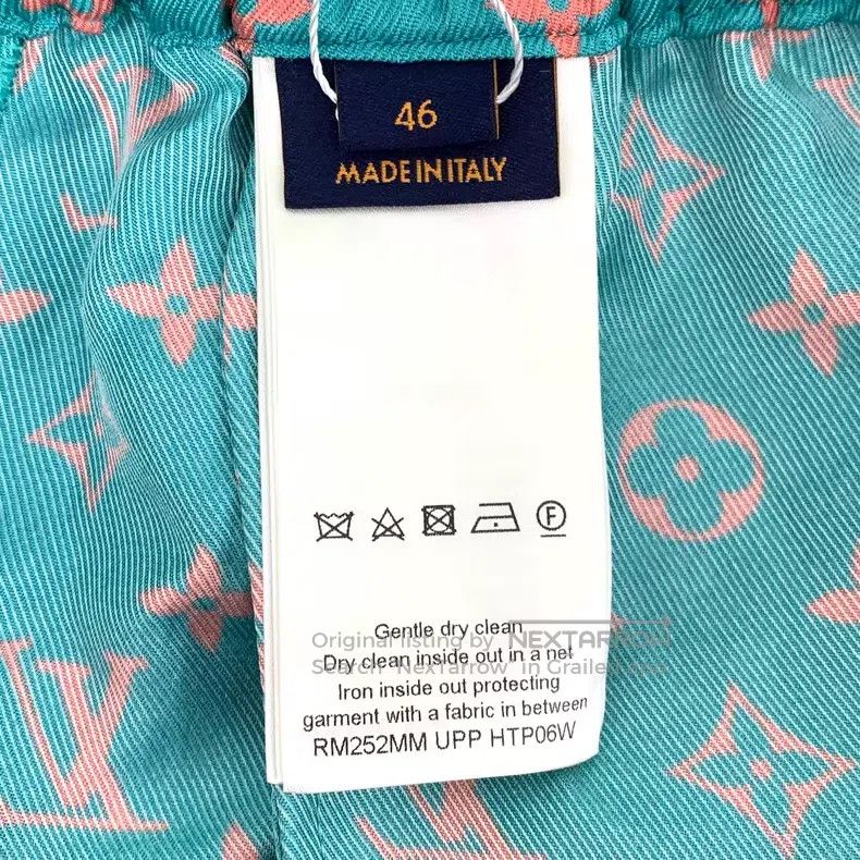 Louis Vuitton Louis Vuitton size US 46 Lake green logo, old flower, print Size US 30 / EU 46 - 6 Thumbnail