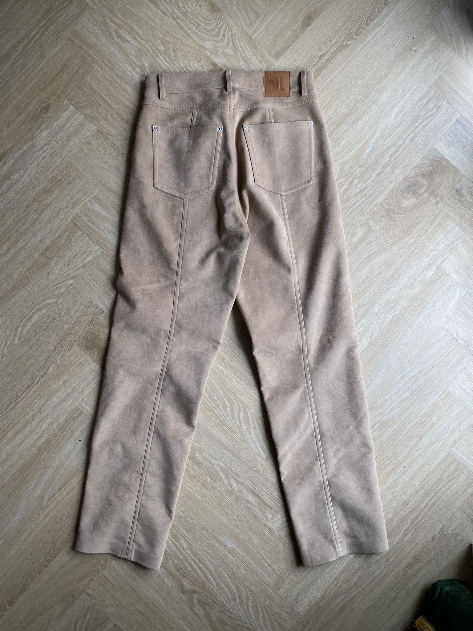 Nanushka NWT $2195 - Regenerated Leather Suede Pants Size US 30 / EU 46 - 7 Thumbnail