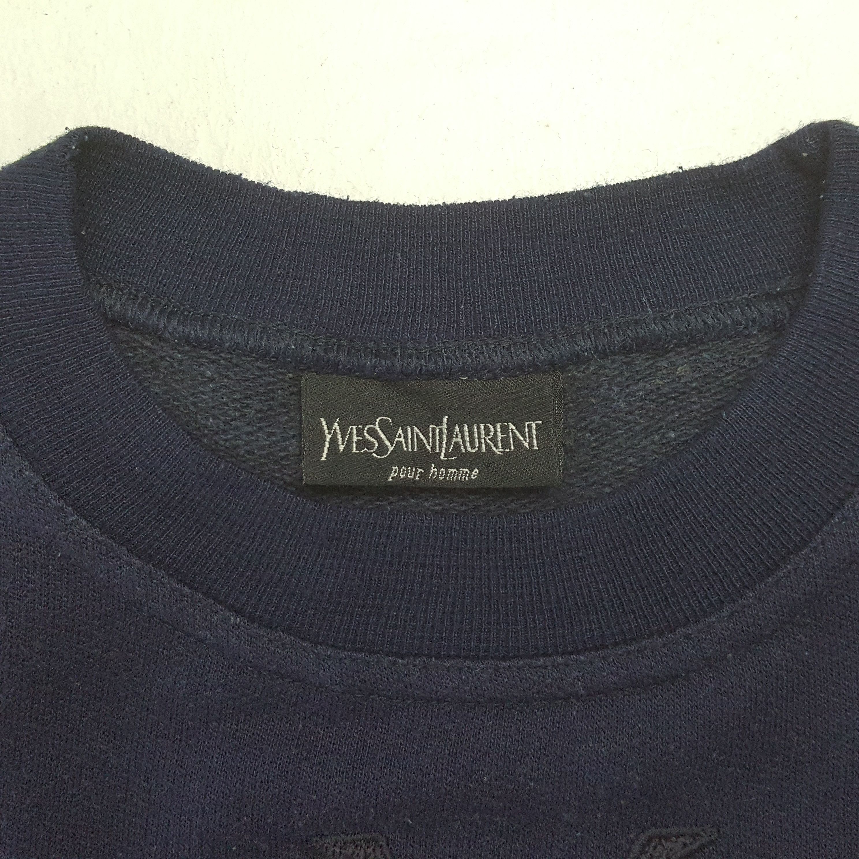 Yves Saint Laurent Yves Saint Laurent Fashion Brand Sweatshirt C302N12 Size US L / EU 52-54 / 3 - 6 Thumbnail