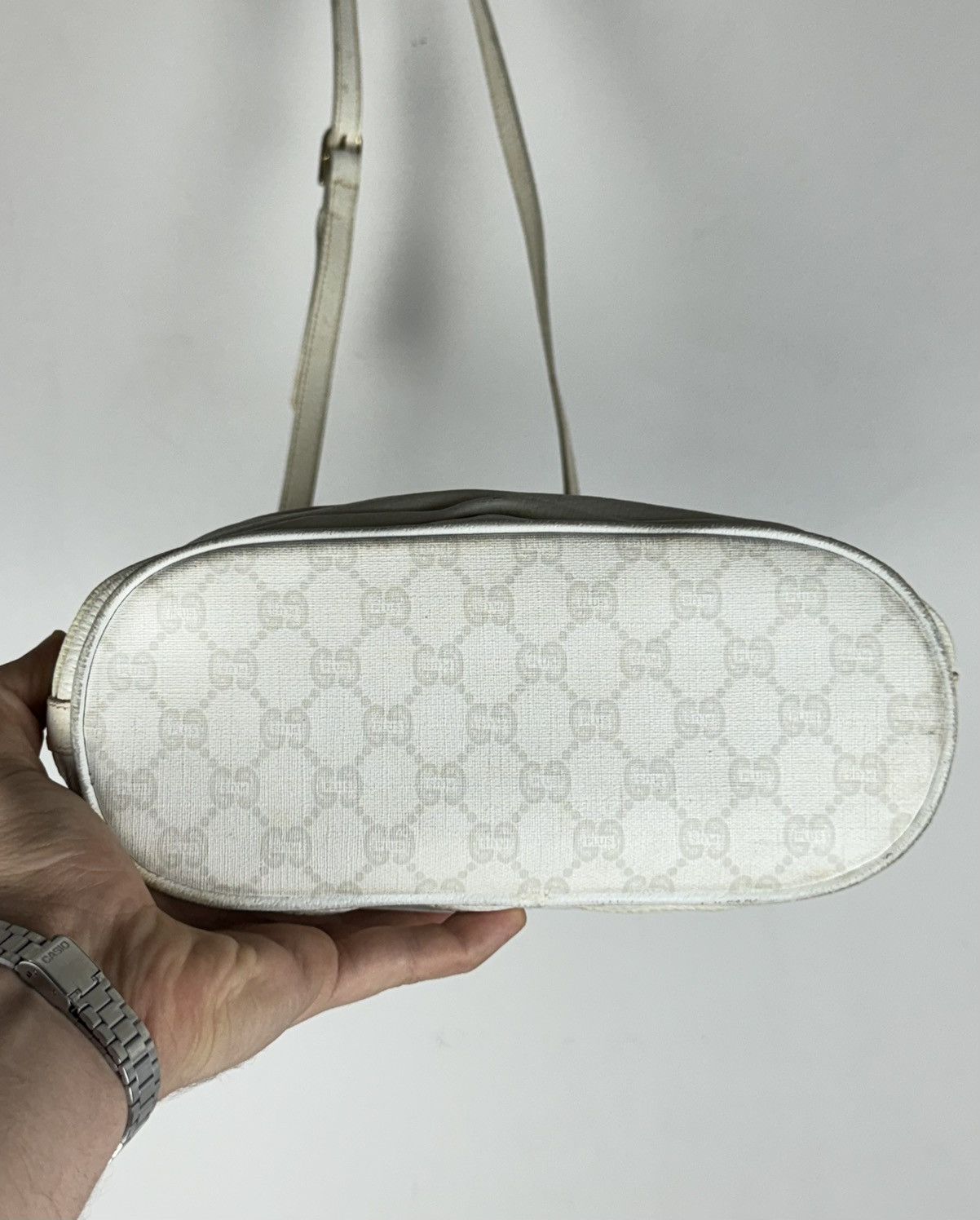 Leather × Paolo Gucci Leather shoulder bag Gucci Plus original rare luxury item Size ONE SIZE - 6 Thumbnail