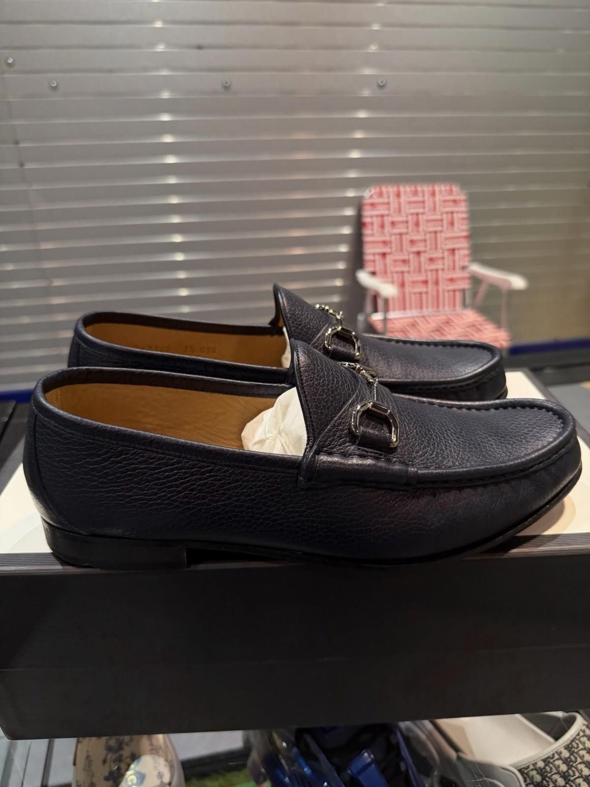 Gucci GUCCI $1050 Horesebit 1953 Men's Loafer Blue 7G+/8US 1 Size US 8 / EU 41 - 6 Thumbnail