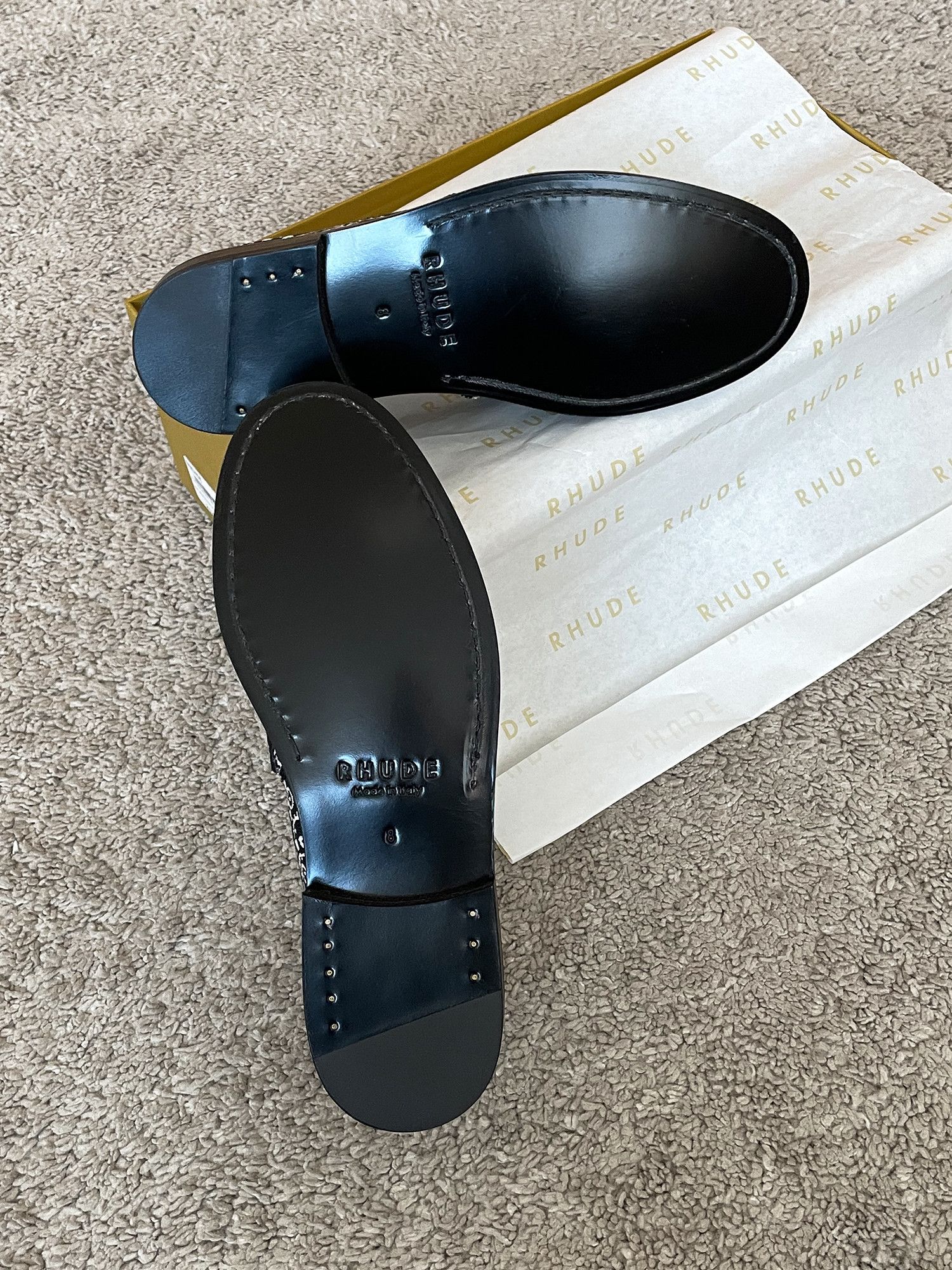 Rhude Rhude Black Bandana Loafer Size US 8 / EU 41 - 6 Thumbnail