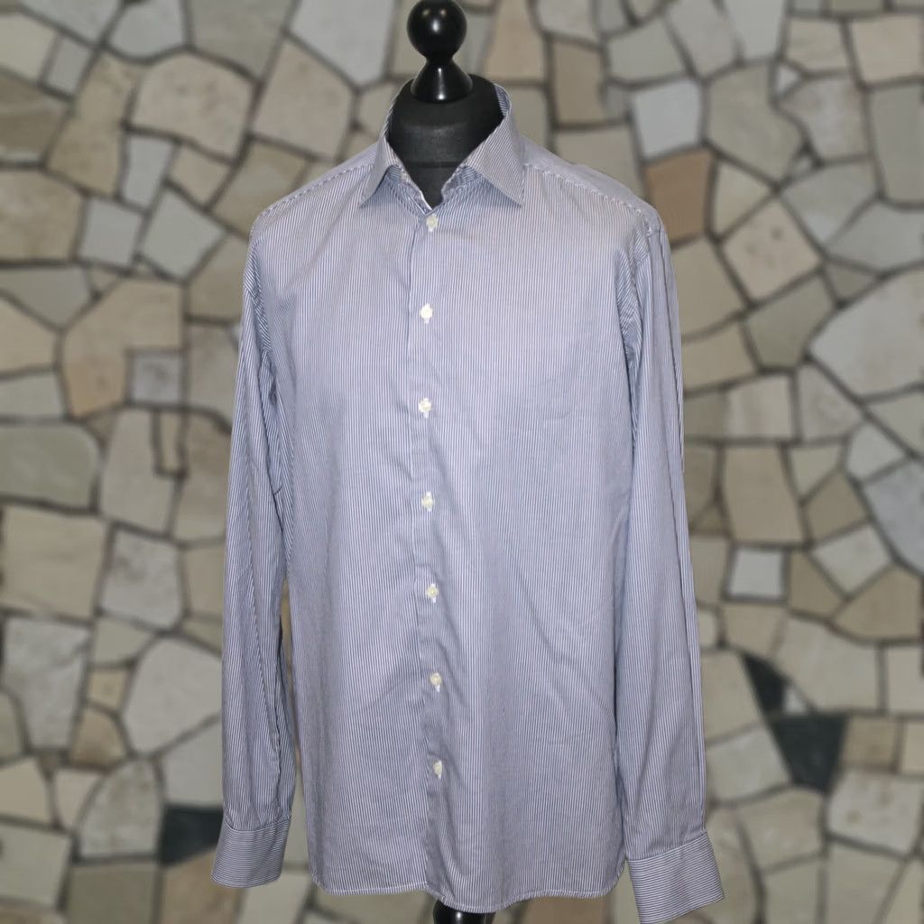 Eton Eton Shirt Mens 43 17 Grey Regular Size 43 17 Grey Shirt Mens Eton 43 17 Grey Regular Mens Shirt Size US XL / EU 56 / 4 - 1 Thumbnail