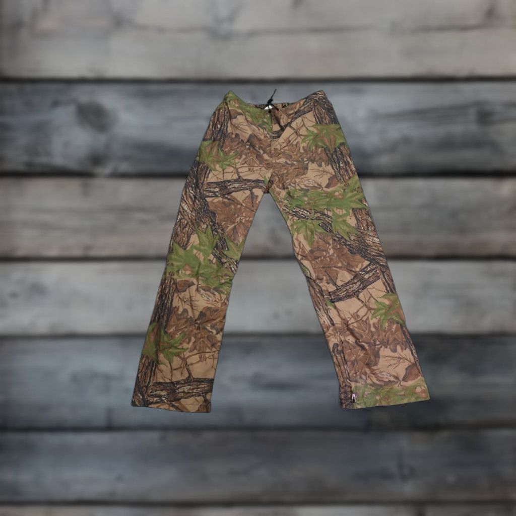 Realtree VINTAGE 10X Pants Men 32x32 Camouflage Brown Loose Gore Tex Water Resistant 5-Pocket Chino Straight Retro Fall Winter Size US 32 / EU 48 - 1 Thumbnail