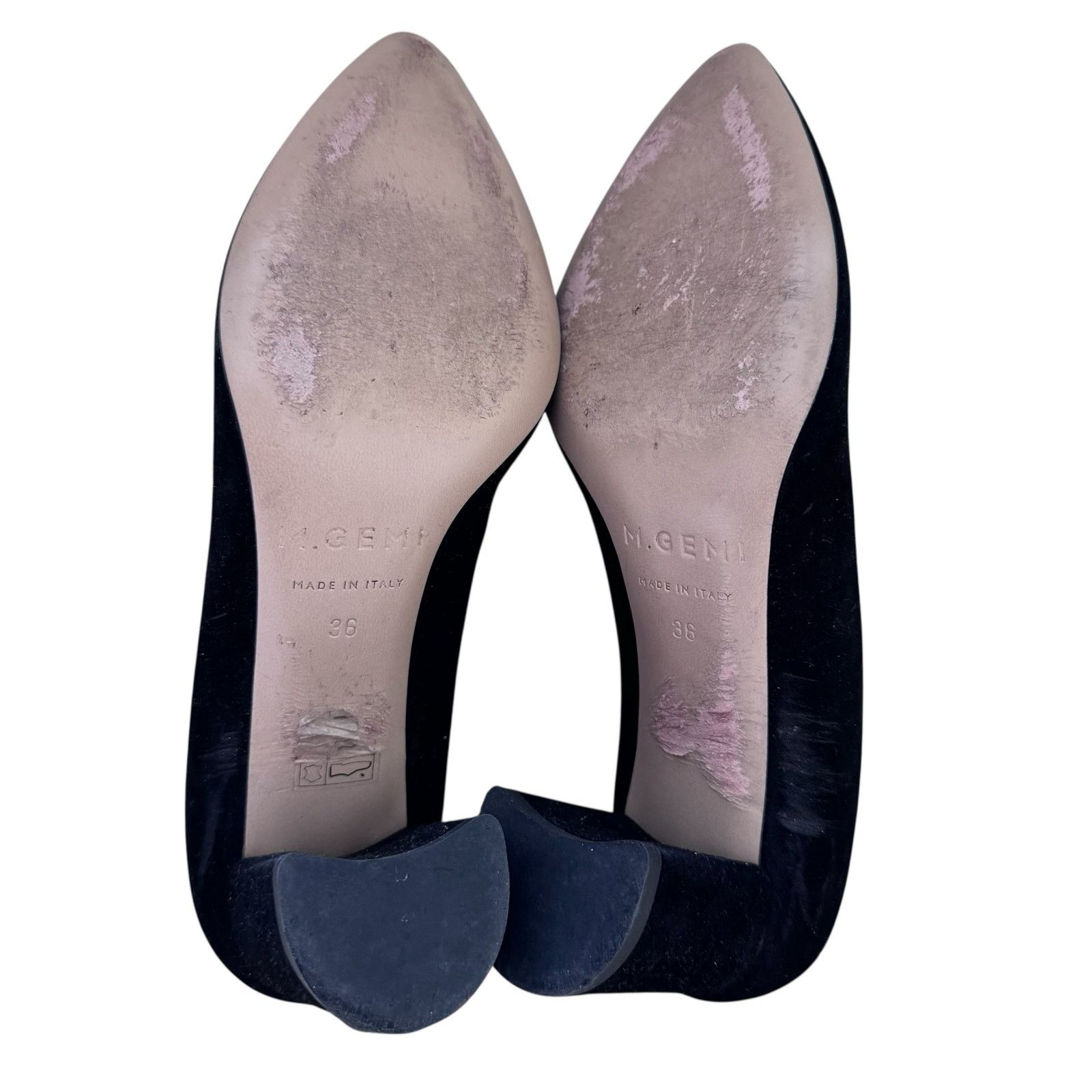 M.Gemi M. GEMI The Lustro Black Suede Pumps Size 36/ US 6 Size US 6 / IT 36 - 3 Thumbnail