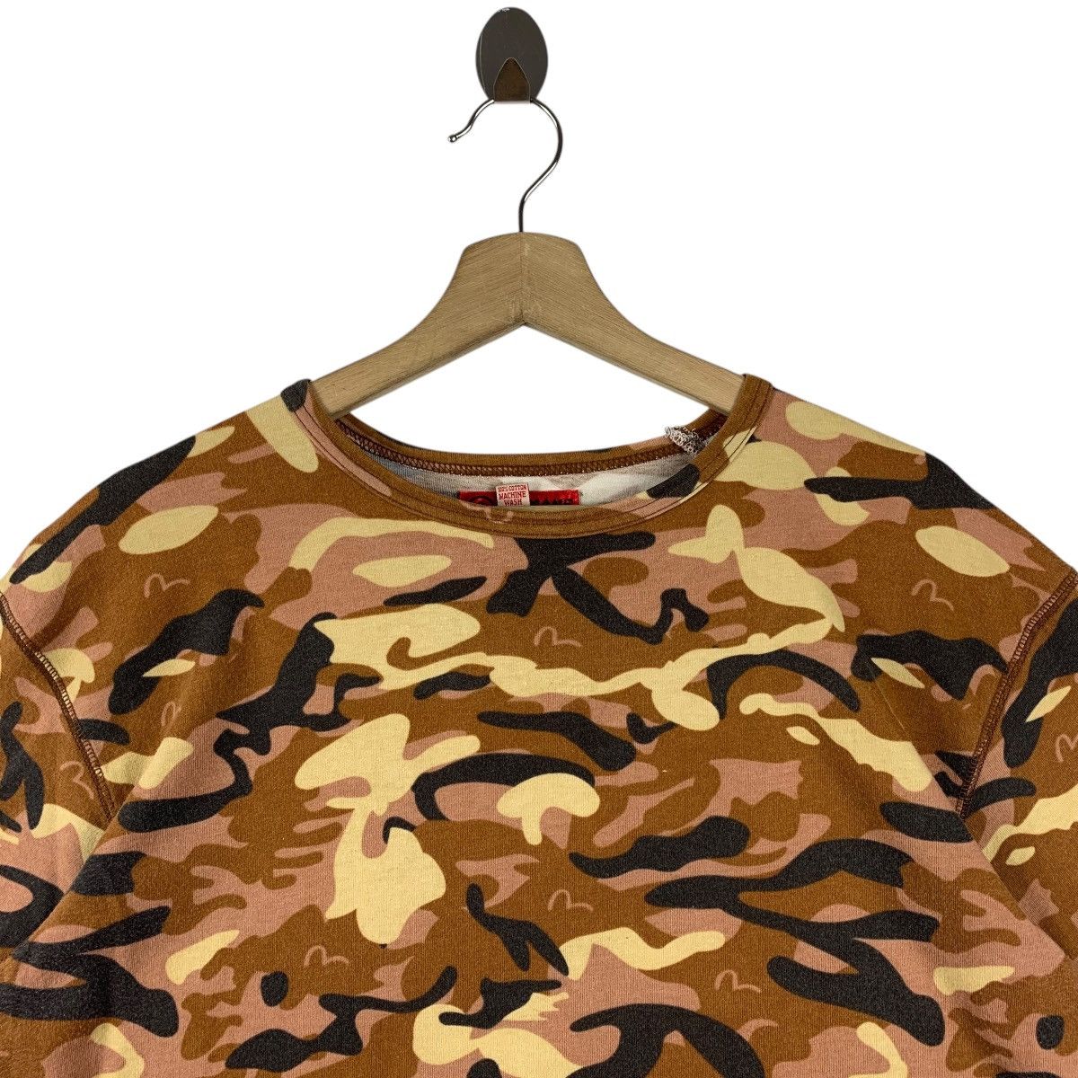 Evisu × Japanese Brand Vintage YAMANE By EVISU camouflage full print tee Size US M / EU 48-50 / 2 - 2 Thumbnail